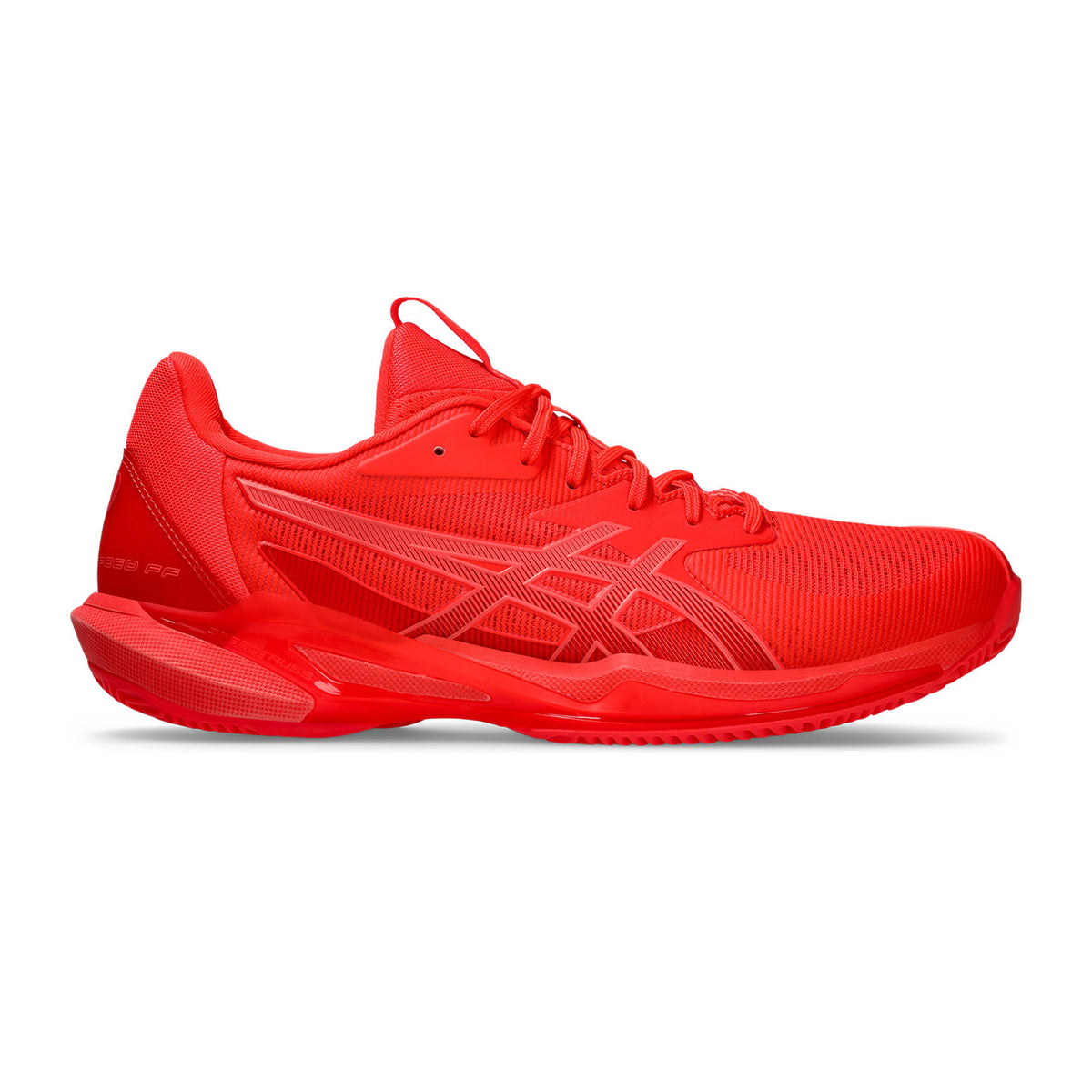 ASICS Solution Speed FF 3 Gravelschoen Heren - neonrood, koraal