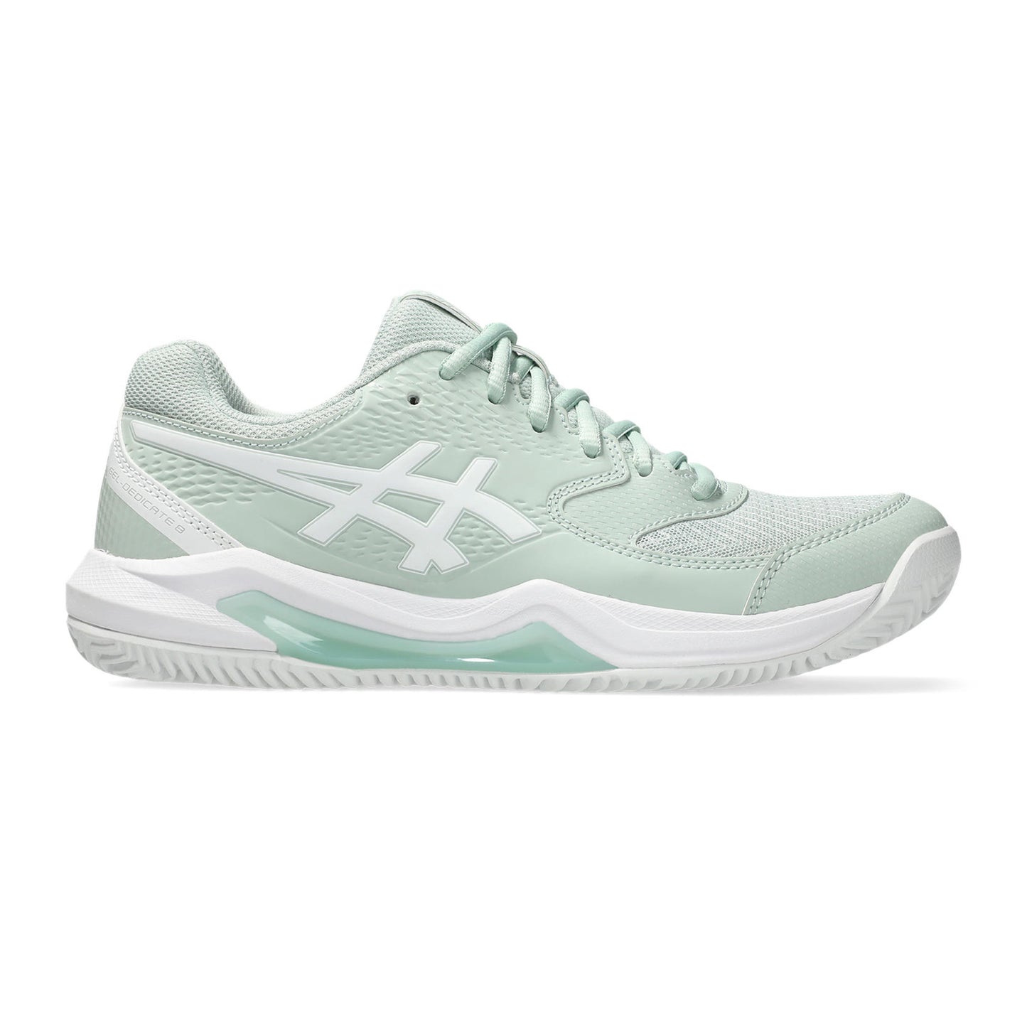 ASICS Gel-Dedicate 8 Gravelschoen Dames-blaugrau, wit