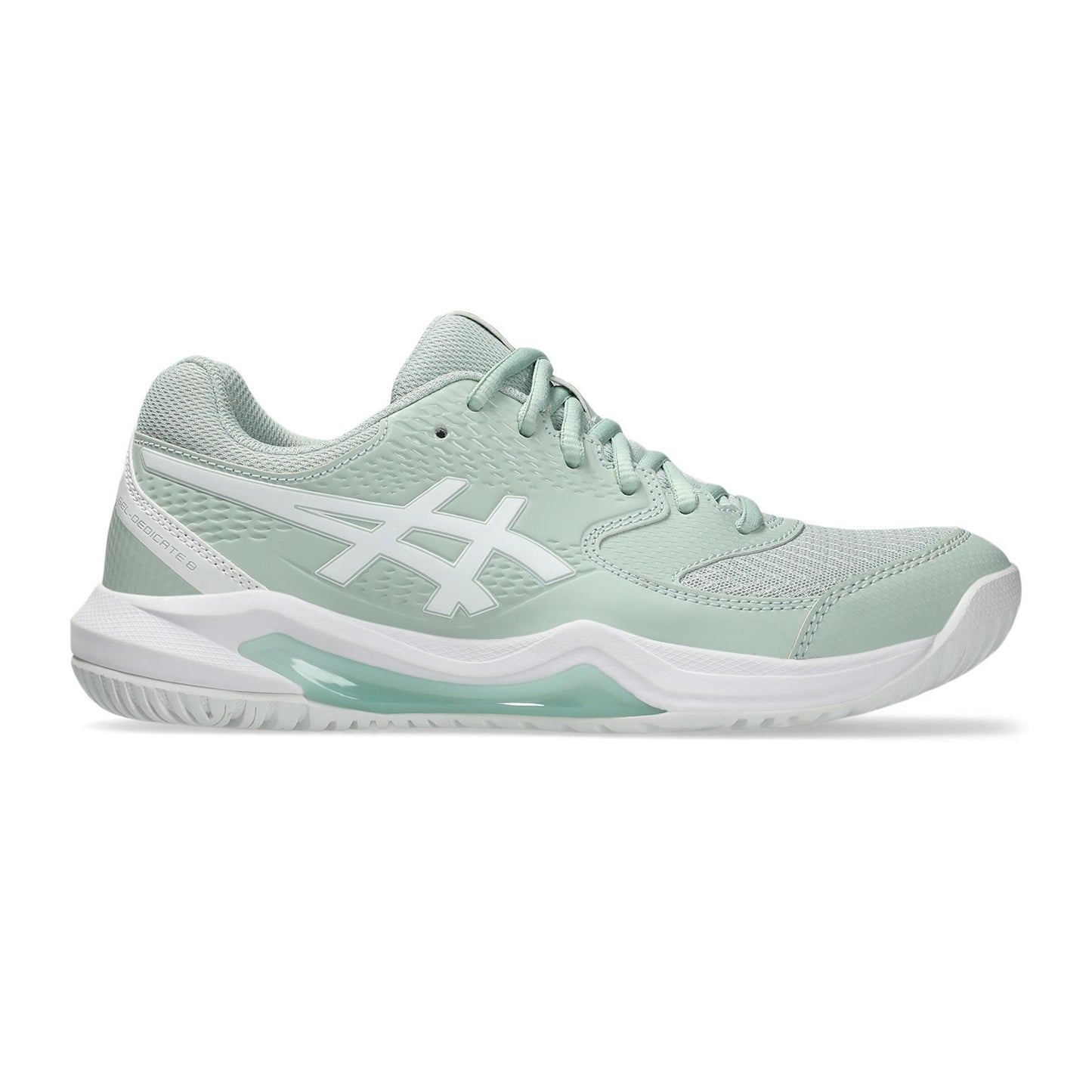 ASICS Gel-Dedicate 8 Allcourt schoen Dames - blauwgrijs, wit