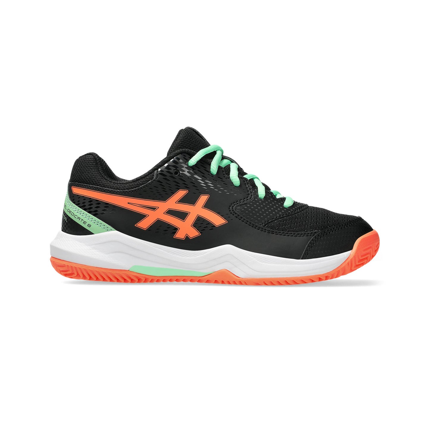 ASICS GEL-DEDICATE 8 PADEL GS Padel schoen Kinderen-zwart, koraal
