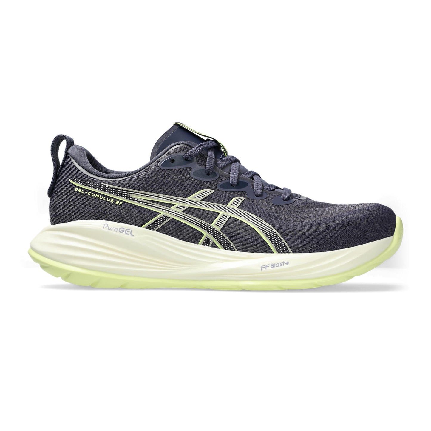 ASICS Gel-Cumulus 27 Neutrale Schoen Heren-Blaugrau,Geel