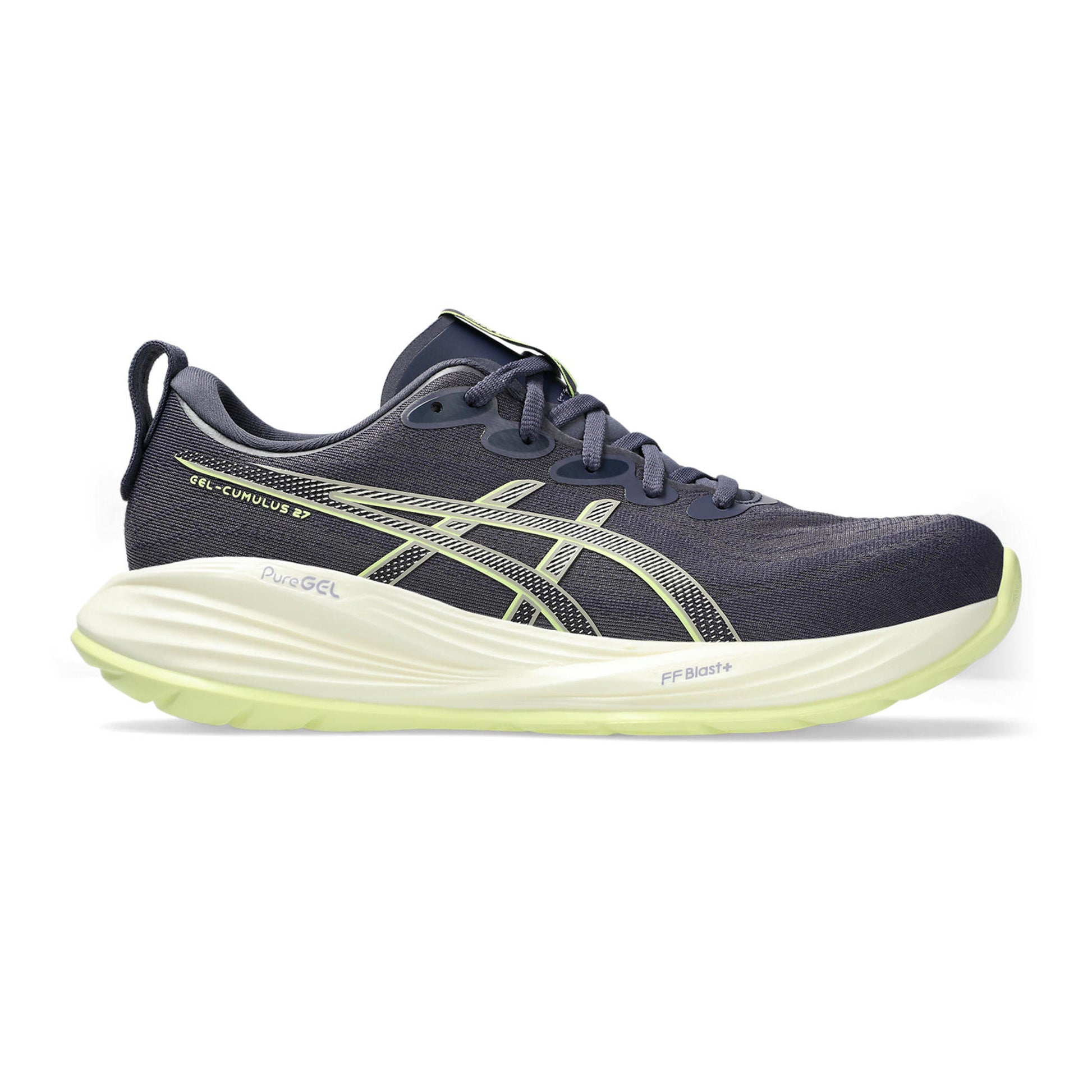 ASICS Gel-Cumulus 27 Neutrale Schoen Heren-Blaugrau,Geel