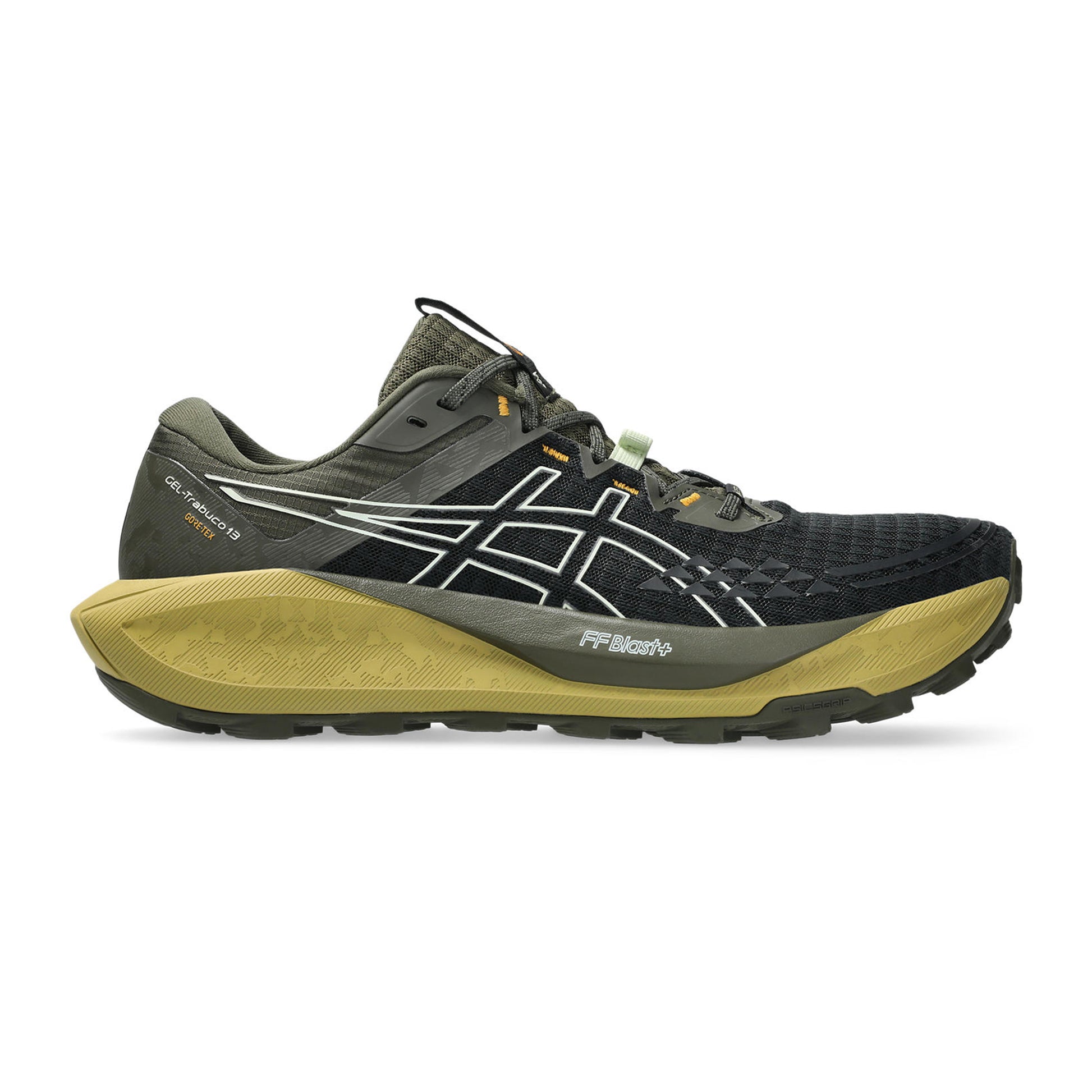 ASICS Gel-Trabuco 13 GTX Trailschoen Heren-Zwart,Kaki