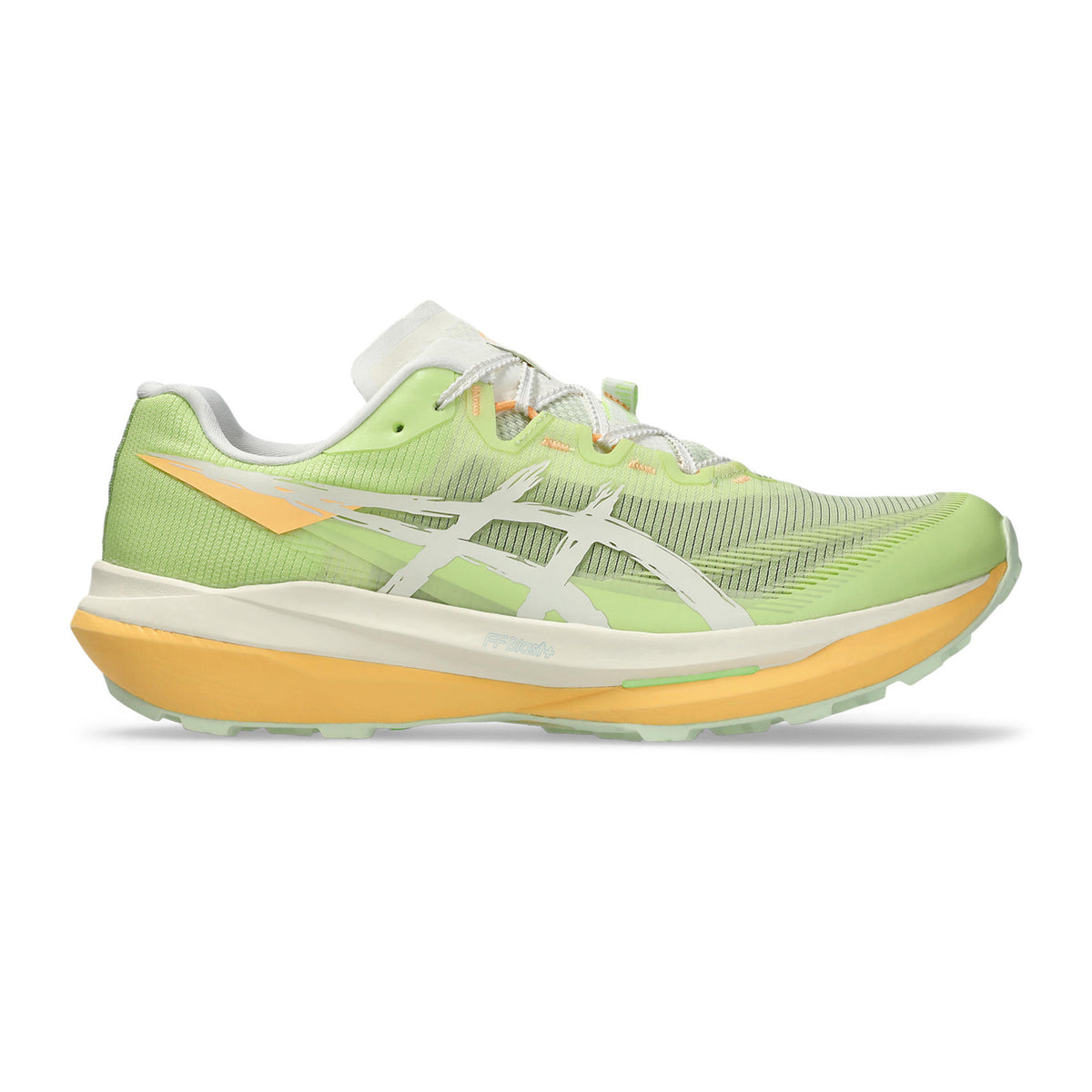 ASICS Fujispeed 4 Trailschoen Unisex - limoen, crème