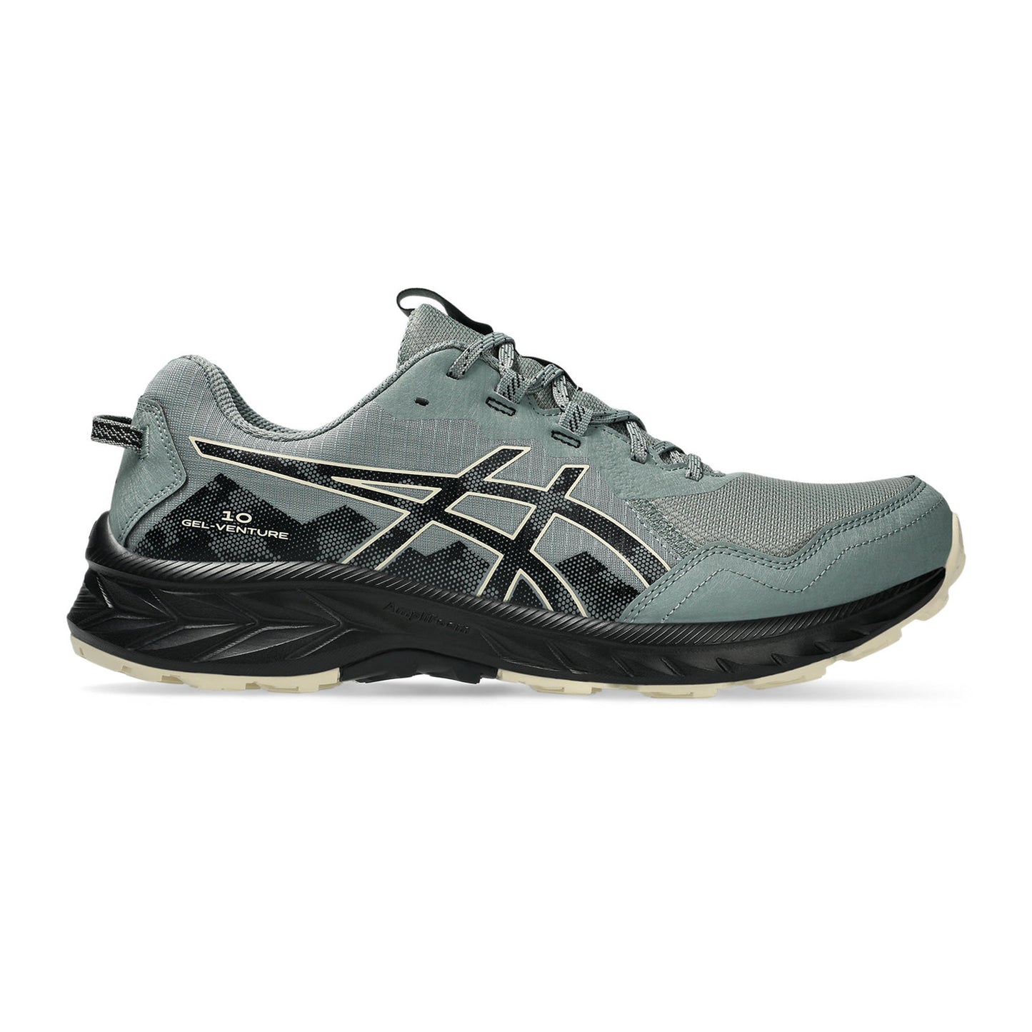 ASICS Gel-Venture 10 Trailschoen Heren-Olijf,Zwart