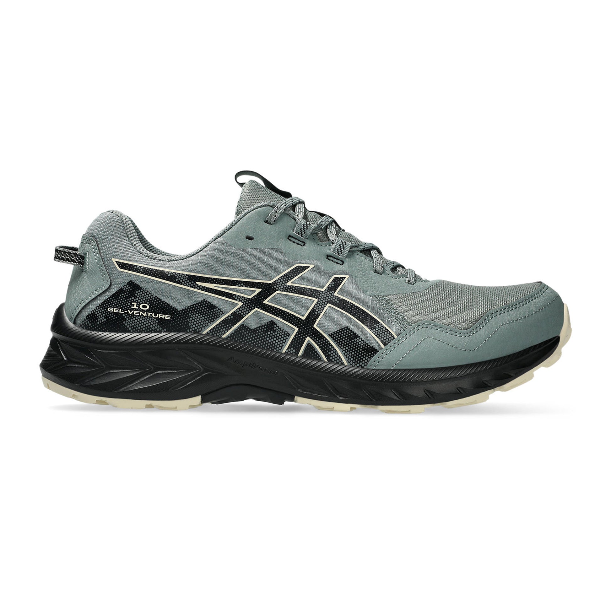 ASICS Gel-Venture 10 Trailschoen Heren-Olijf,Zwart