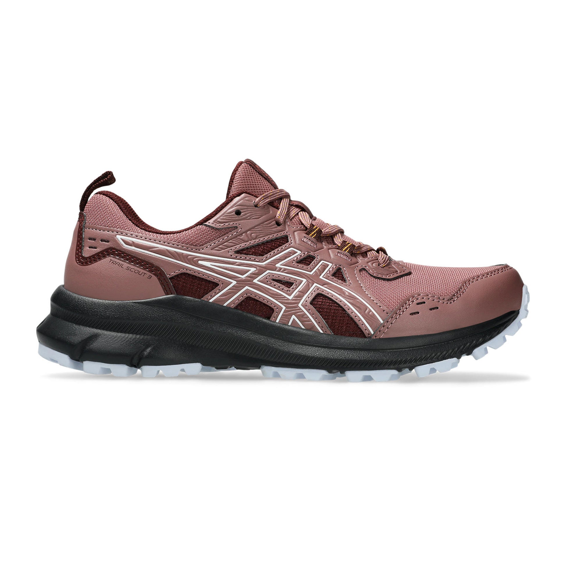 ASICS Trail Scout 3 Trailschoen Dames-Mauve,Zwart