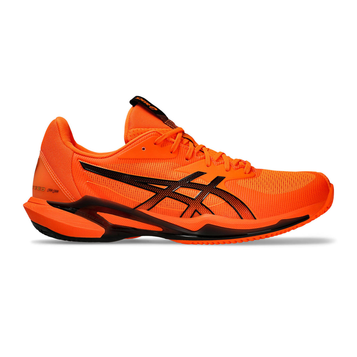 ASICS Solution Speed FF 3 Gravelschoen Heren - neonoranje, zwart
