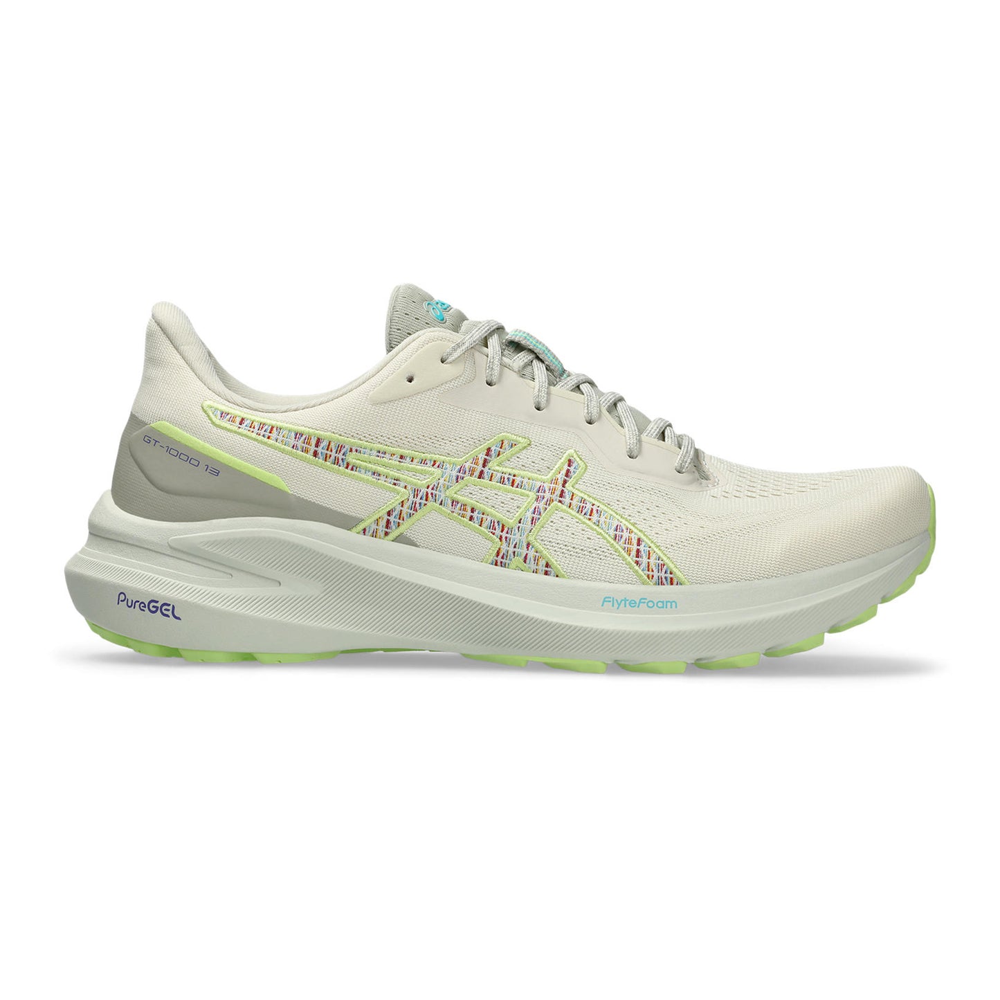 ASICS GT-1000 13 TR Stabiliteitsschoen Heren-Beige,Limoen