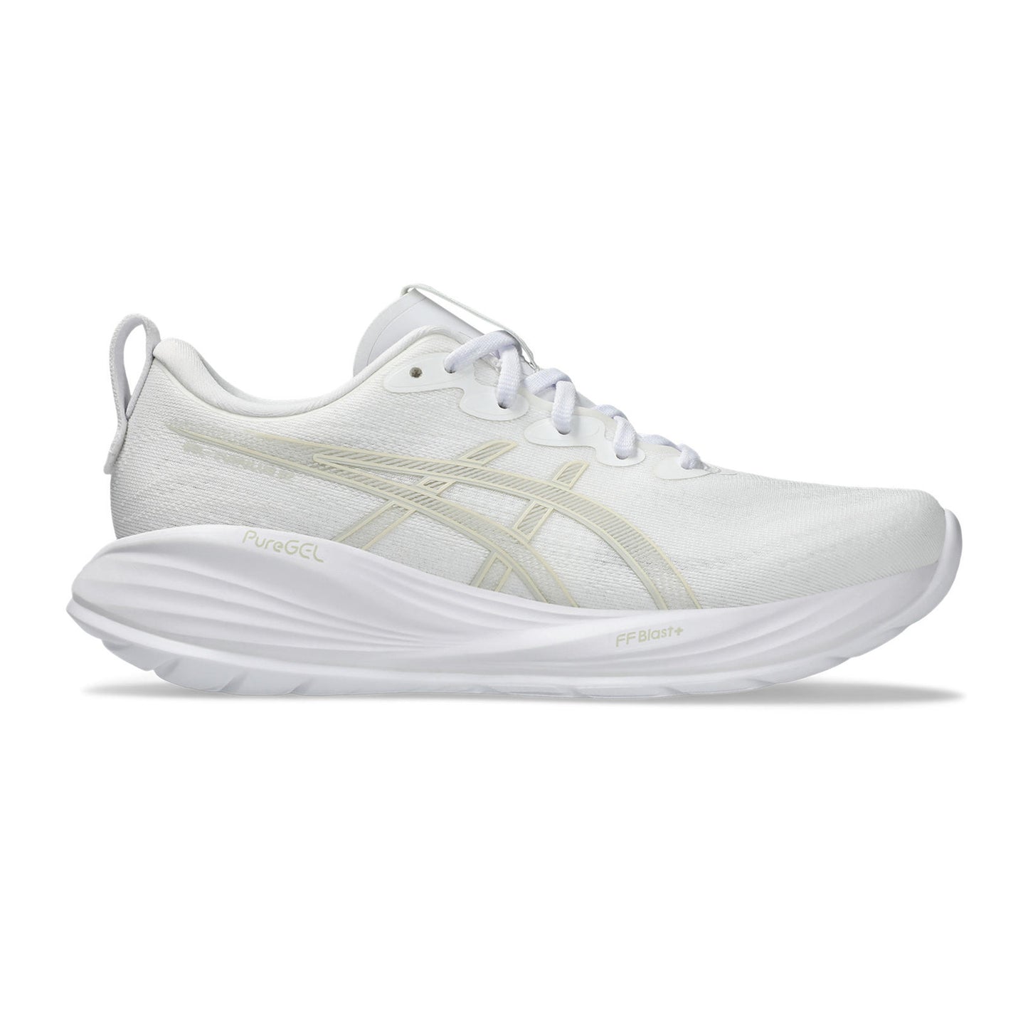 ASICS Gel-Cumulus 27 Neutrale Schoen Dames-Wit,Grijs