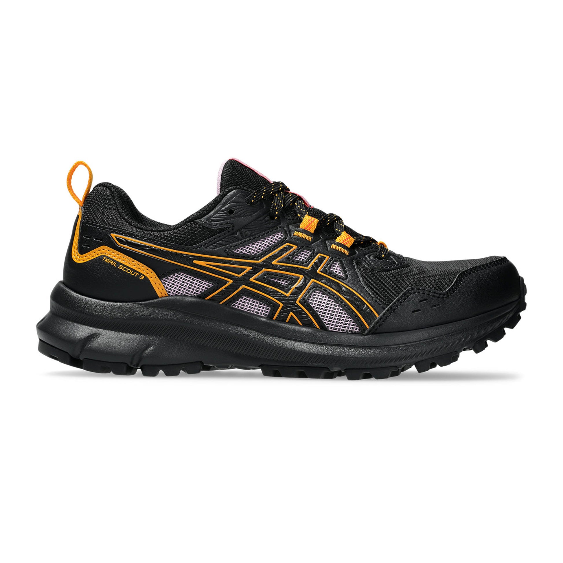 ASICS Trail Scout 3 Trailschoen Dames-Zwart,Paars