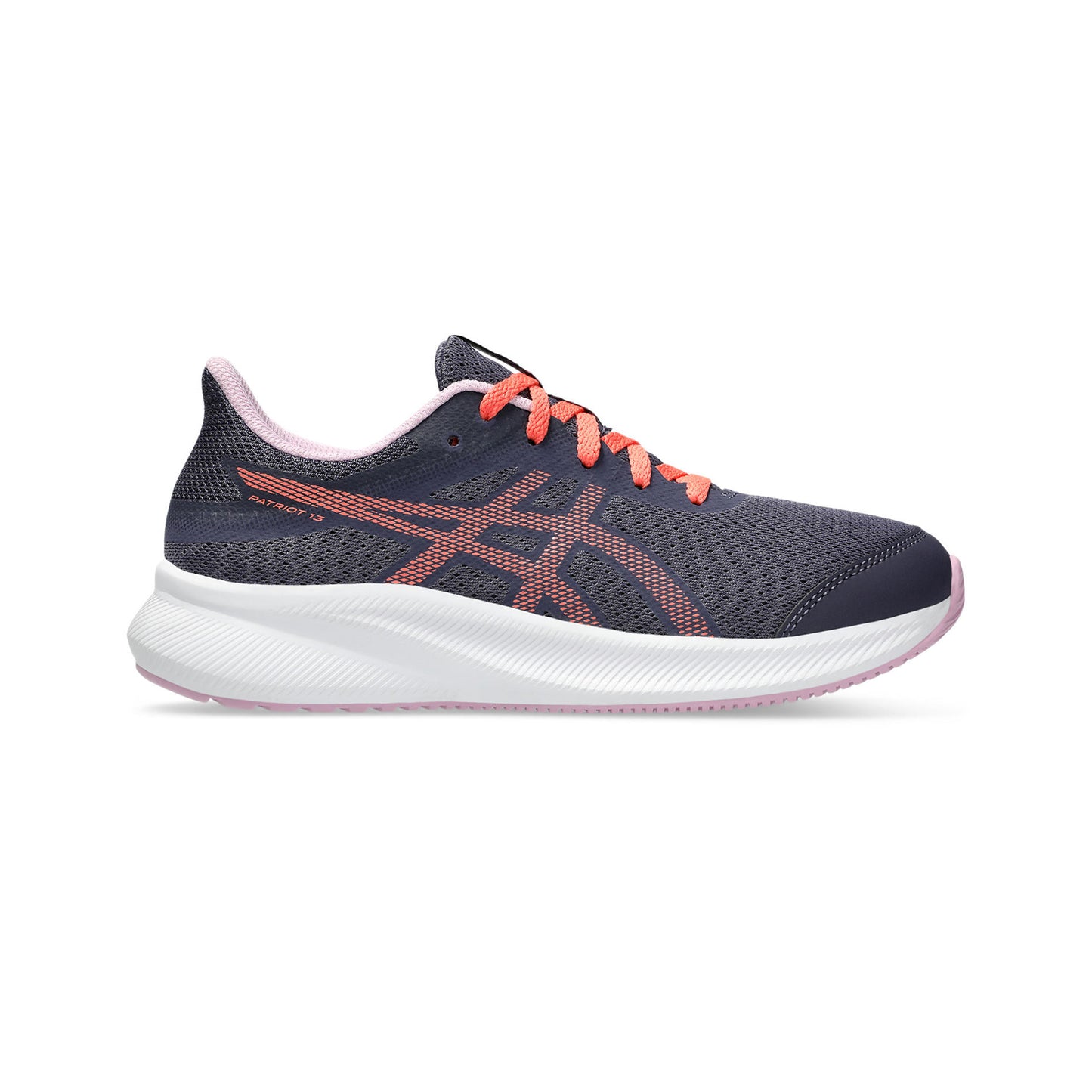ASICS Patriot 13 GS Neutrale Schoen Kinderen-Blaugrau,Rood