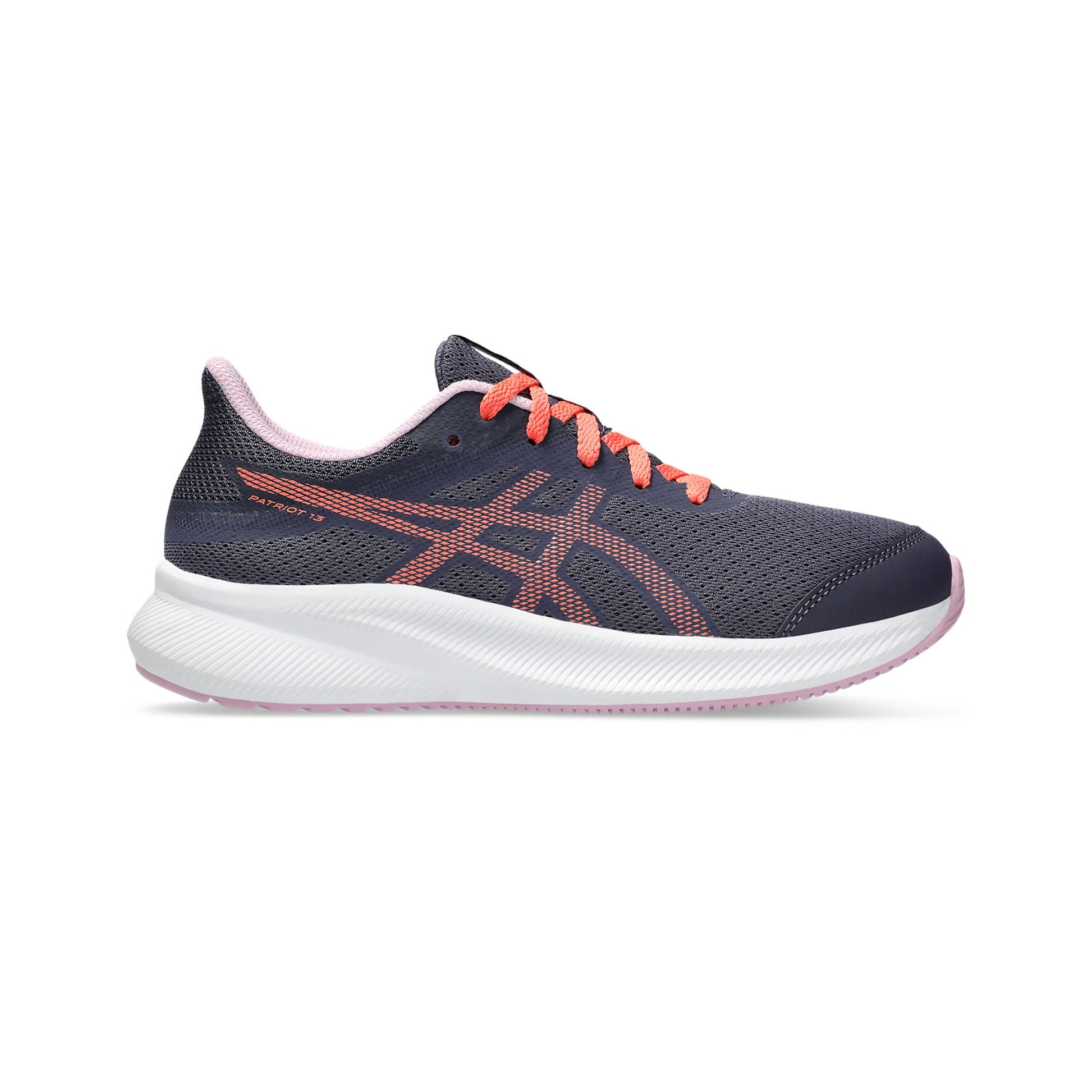 ASICS Patriot 13 GS Neutrale Schoen Kinderen-Blaugrau,Rood