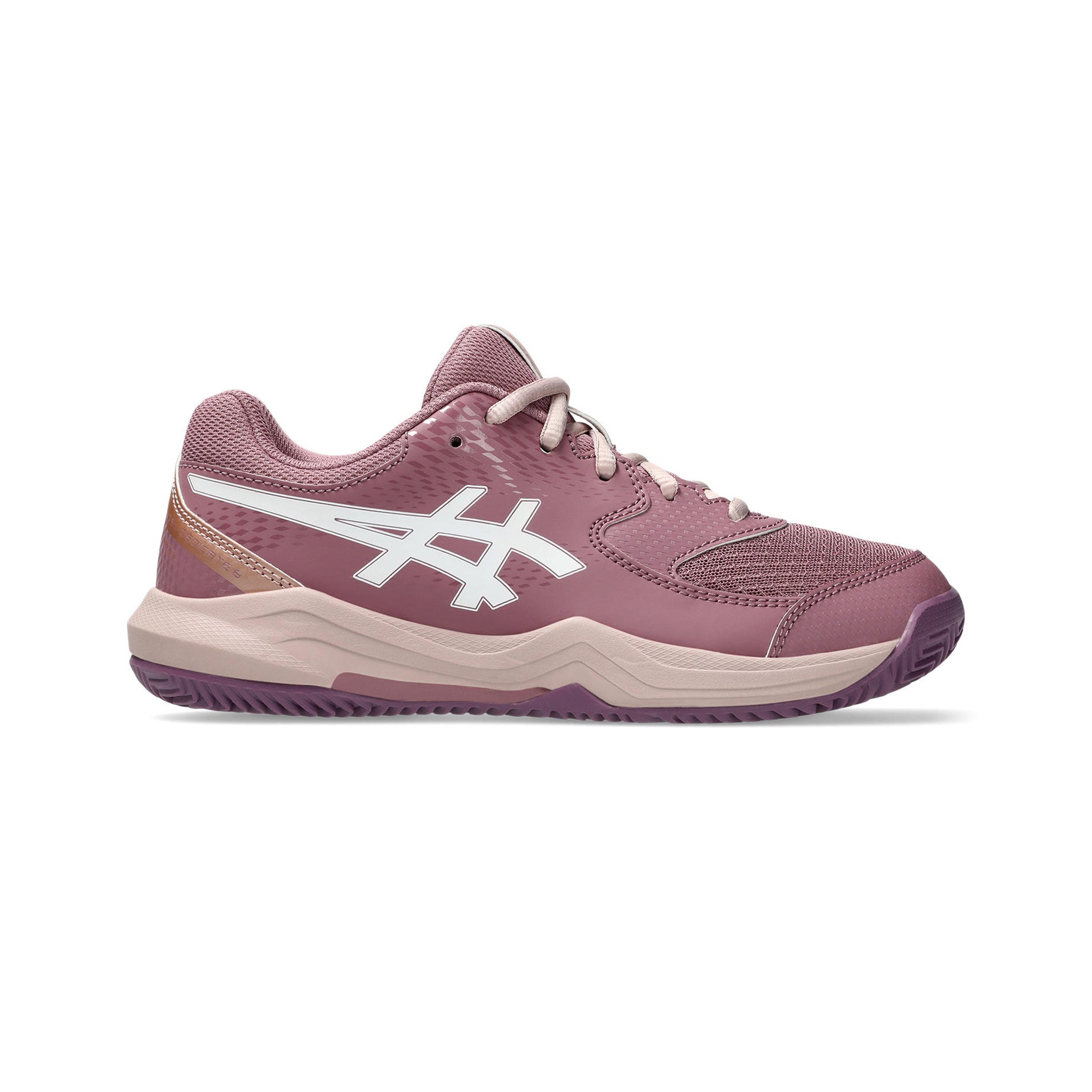 ASICS GEL-DEDICATE 8 PADEL GS Padel schoen Kinderen-paars, wit