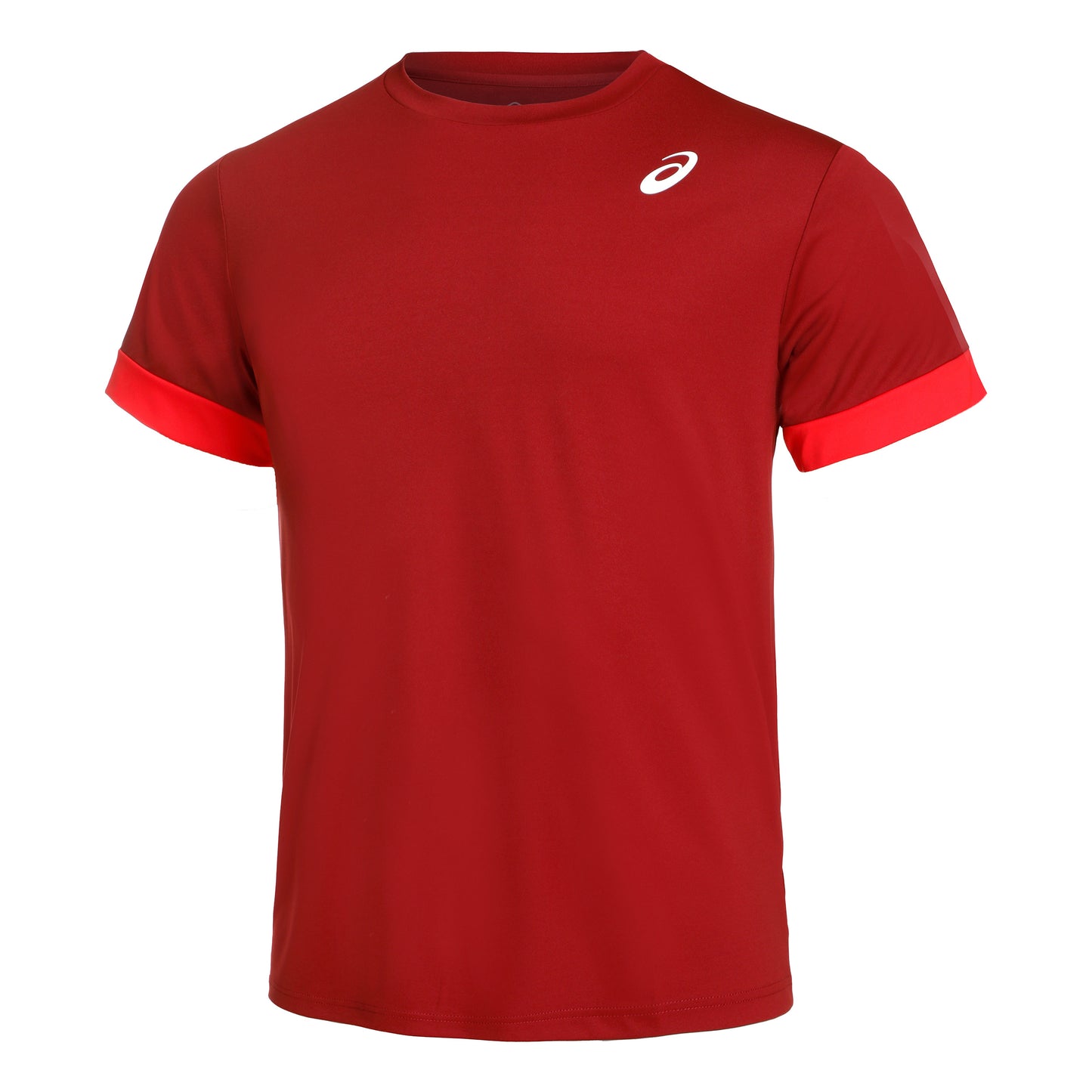 ASICS Court T-shirt Heren - donkerrood, rood