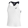 Court Tanktop Dames - wit, donkerblauw