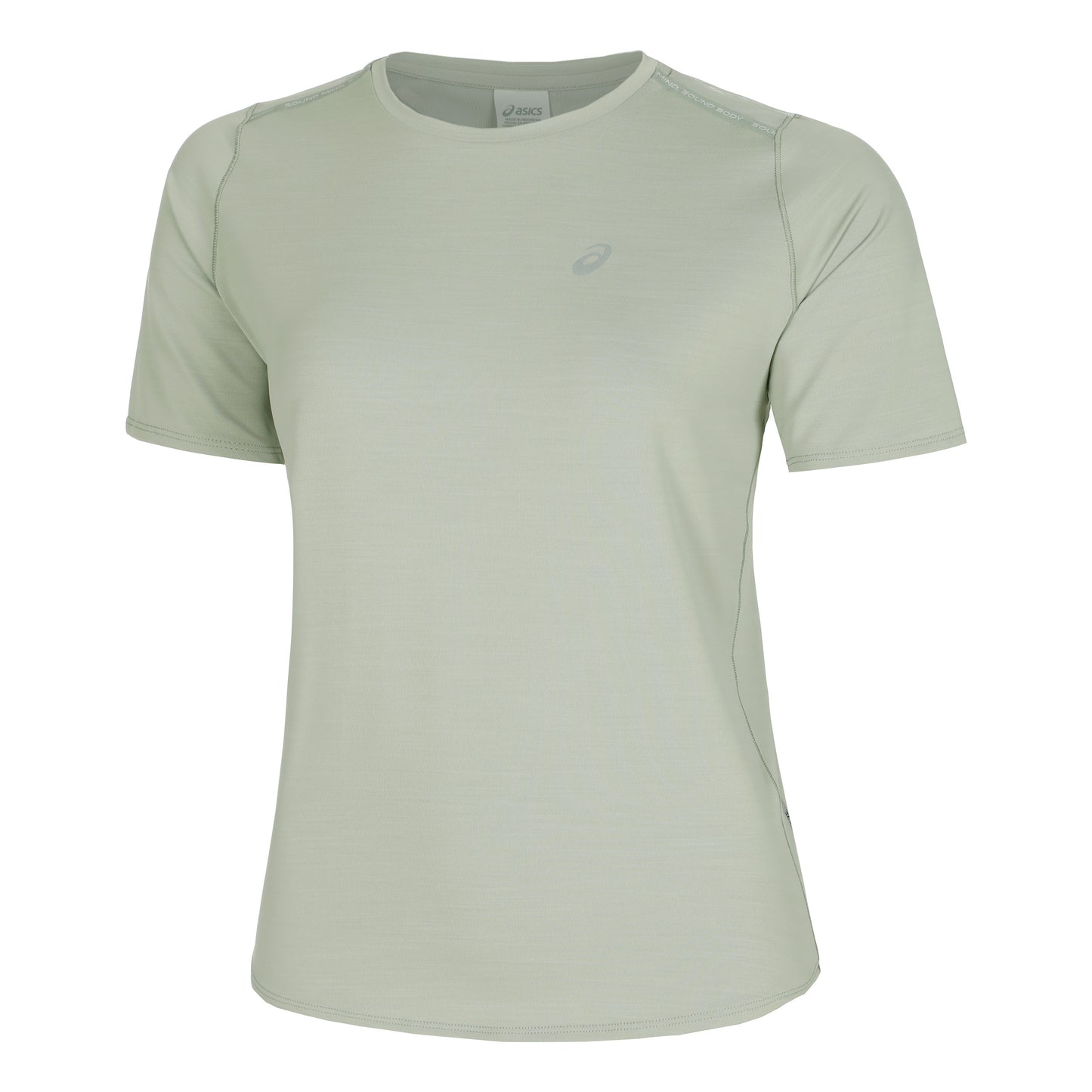 ASICS Road Hardloopshirt Dames - olijf,