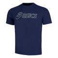 Logo T-shirt Heren - donkerblauw,