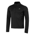 Road Winter 1/2 Zip Hardloopshirt Heren-Zwart