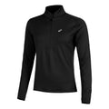 Road Winter 1/2 Zip Mid Layer Hardloopshirt Dames-Zwart