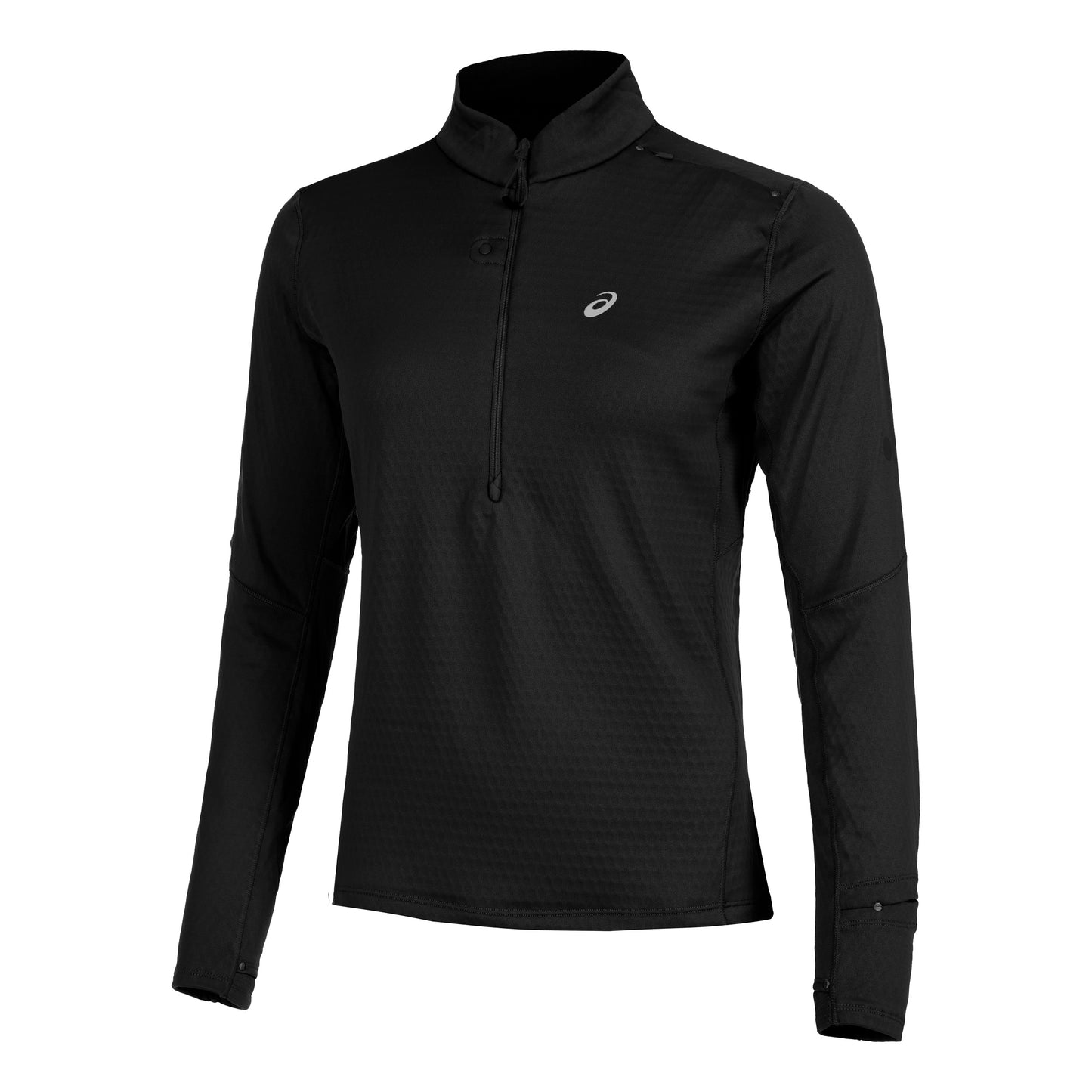 ASICS Road Winter 1/2 Zip Mid Layer Hardloopshirt Dames-Zwart