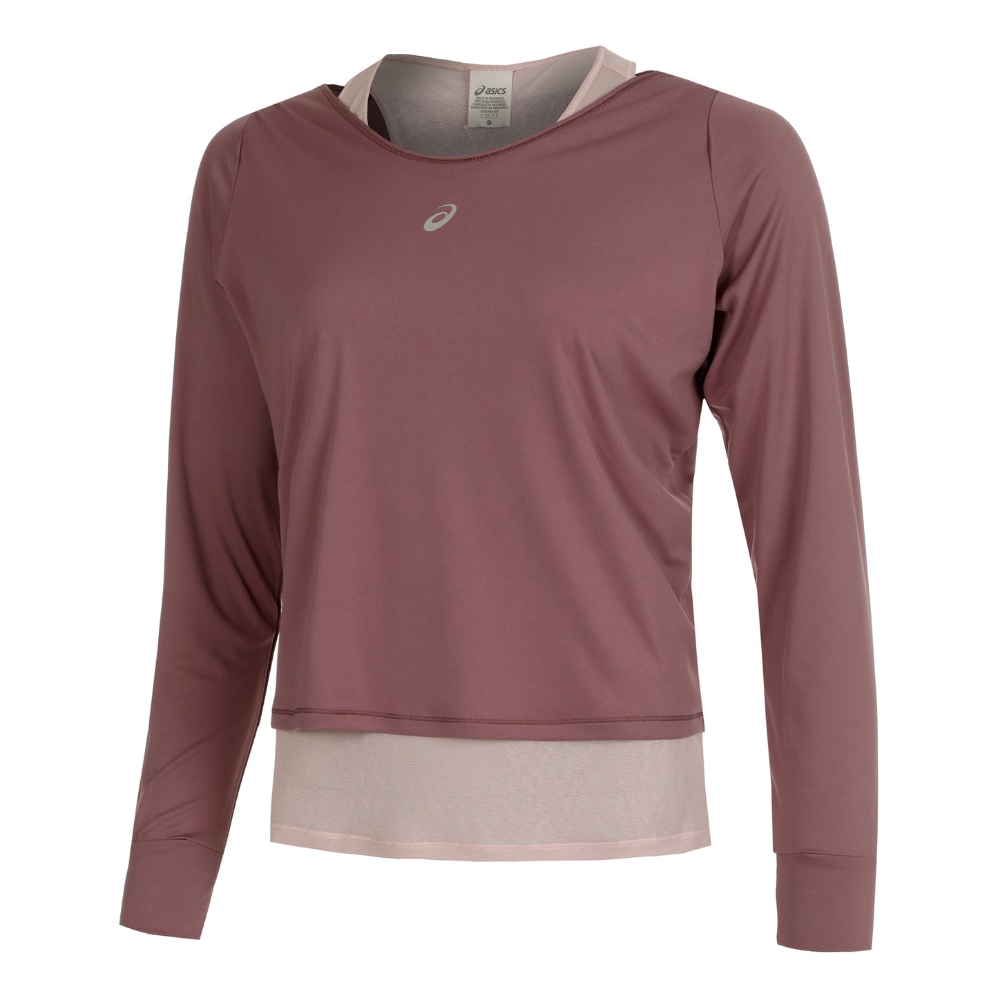 ASICS Nagino Run Hardloopshirt Dames - berry, natuurlijke kleuren