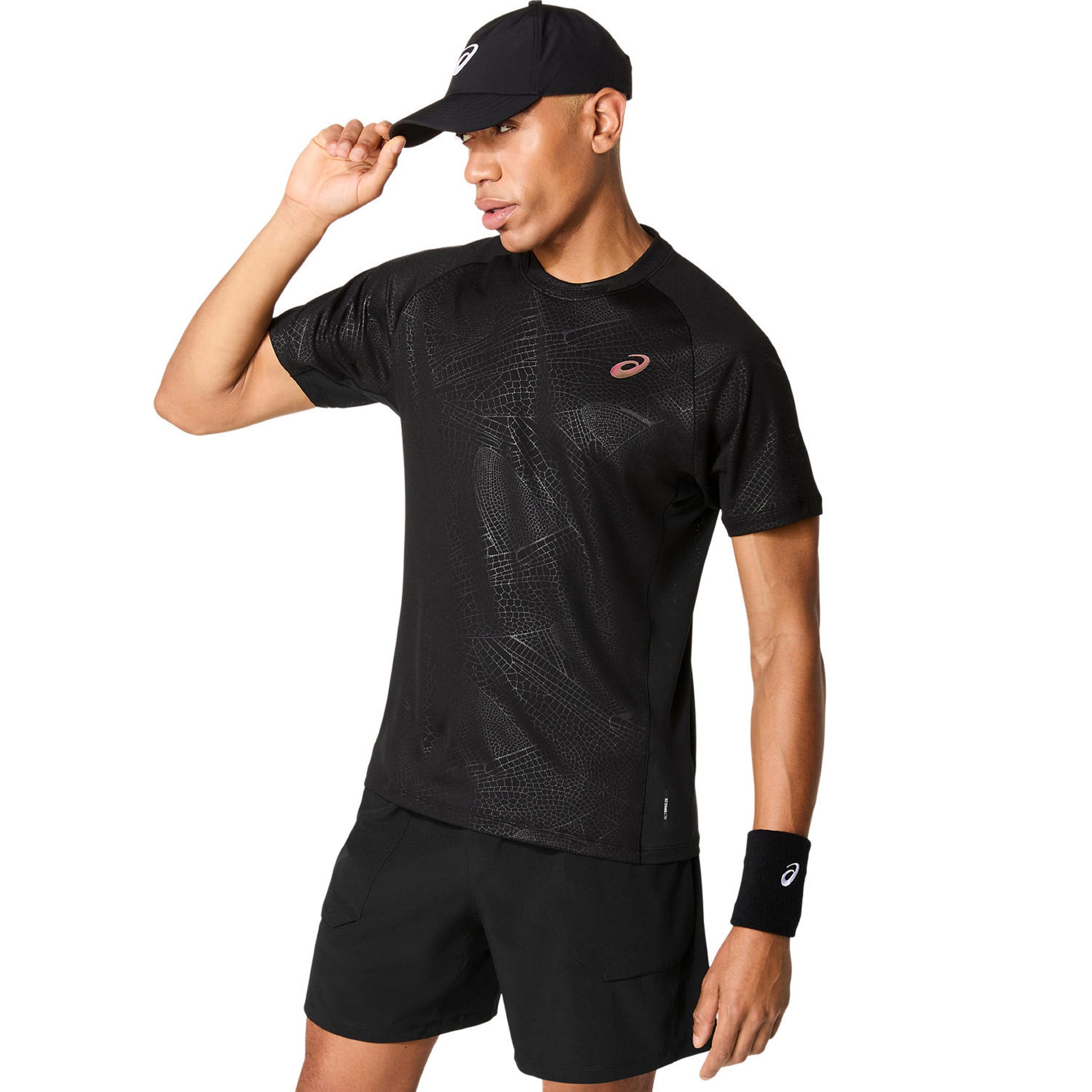 ASICS Match Capsule T-shirt Heren-Zwart