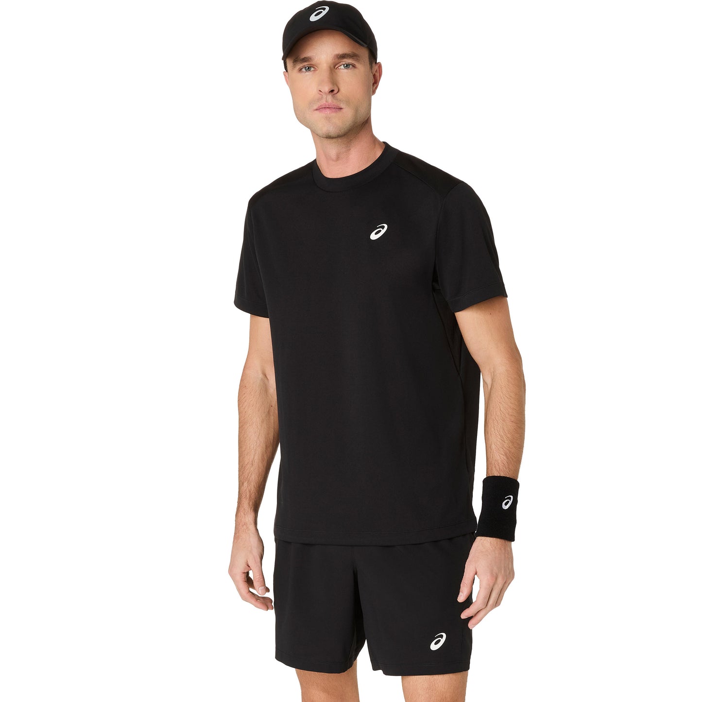 ASICS Court T-shirt Heren-Zwart