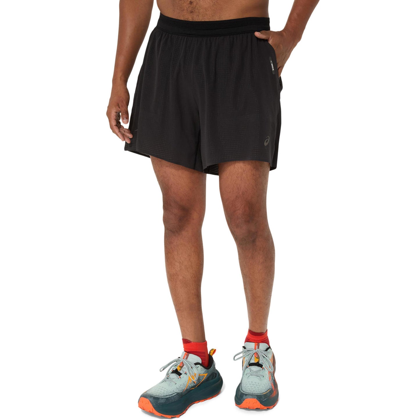ASICS Fujitrail Elite Hardloopshorts Heren-Zwart