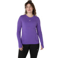 Road Seamless Hardloopshirt Dames-paars