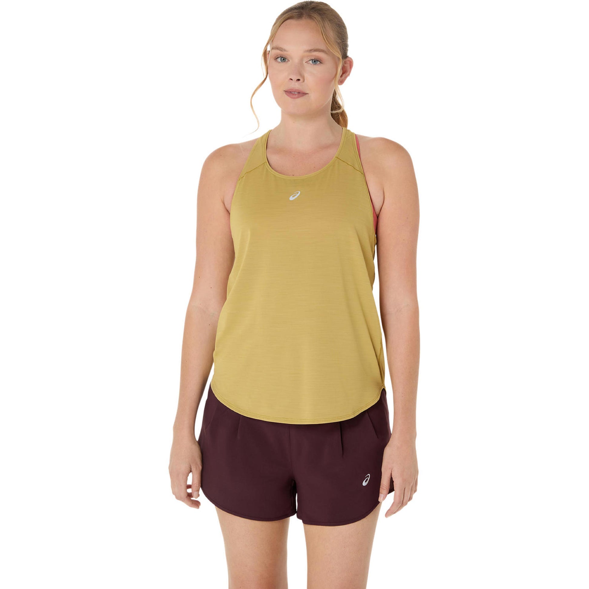 ASICS Road Hardloopshirt Dames-Limoen