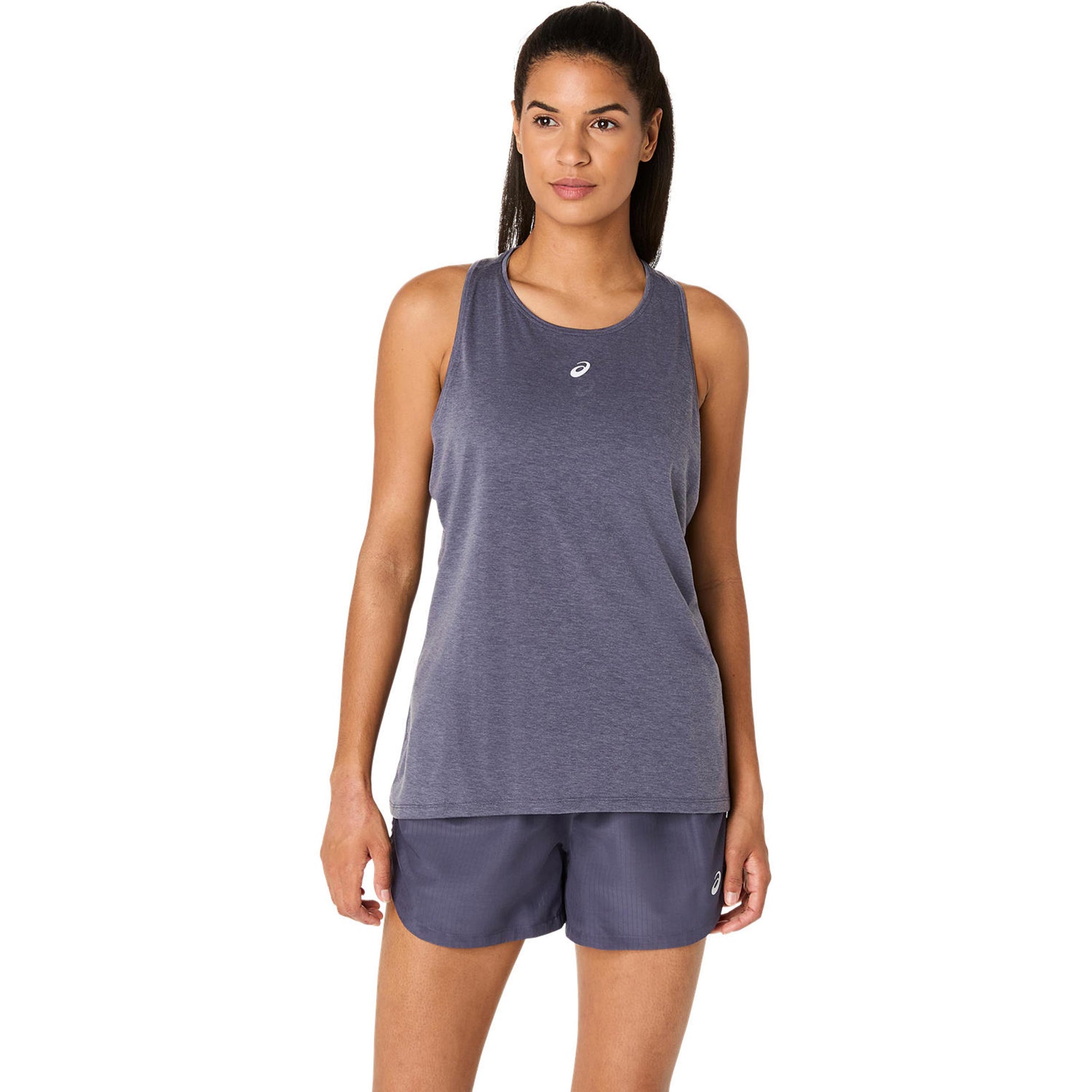 ASICS Nagino Run Adjustable Hardloopshirt Dames-blauw