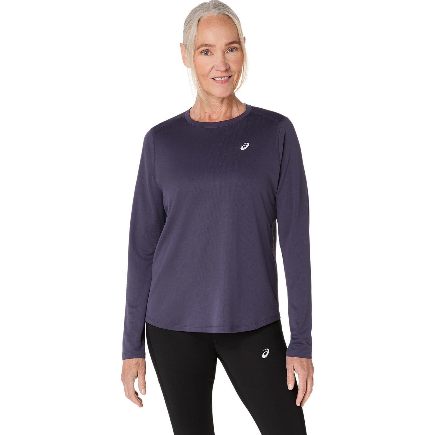 ASICS Core  Hardloopshirt Dames - blauwgrijs