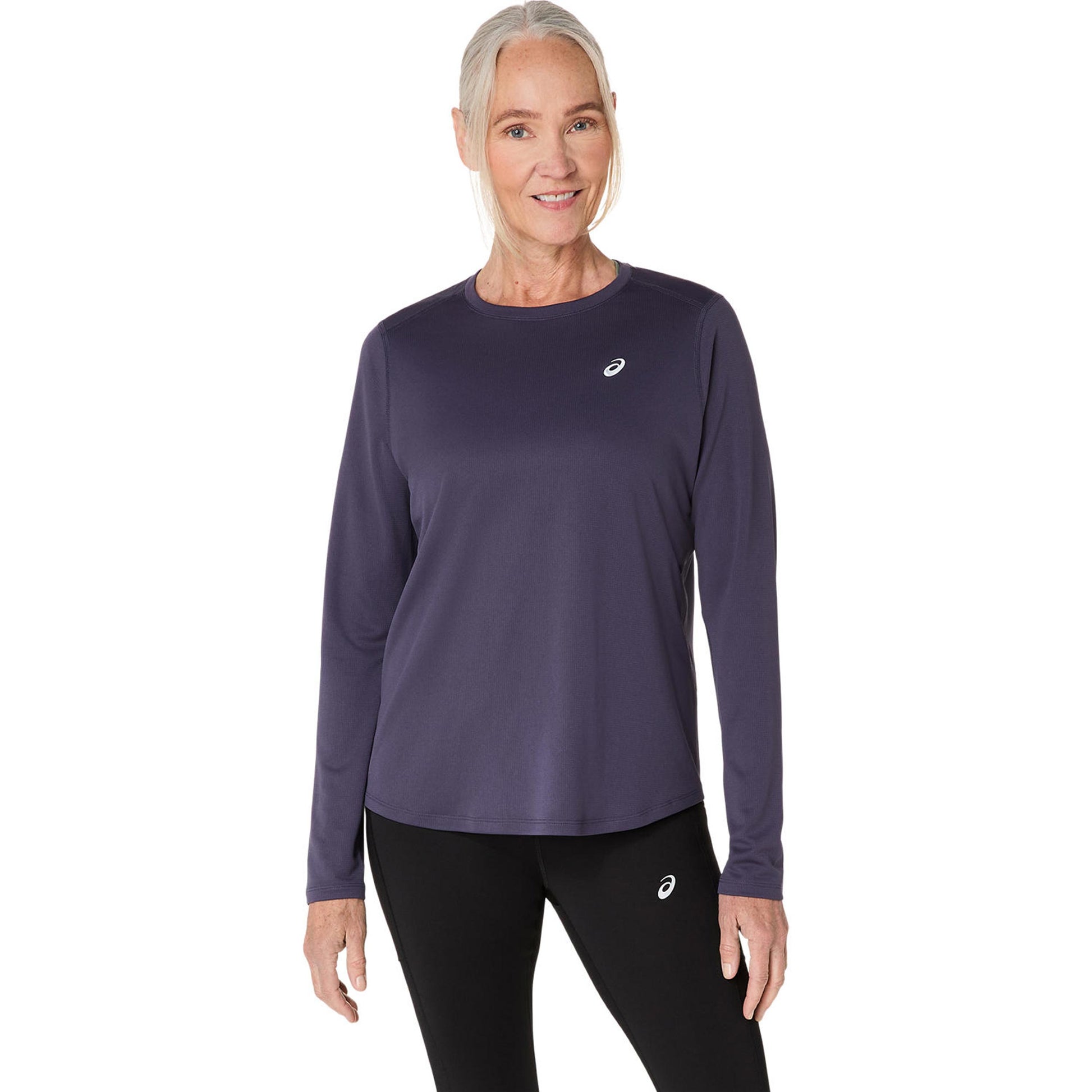 ASICS Core  Hardloopshirt Dames - blauwgrijs