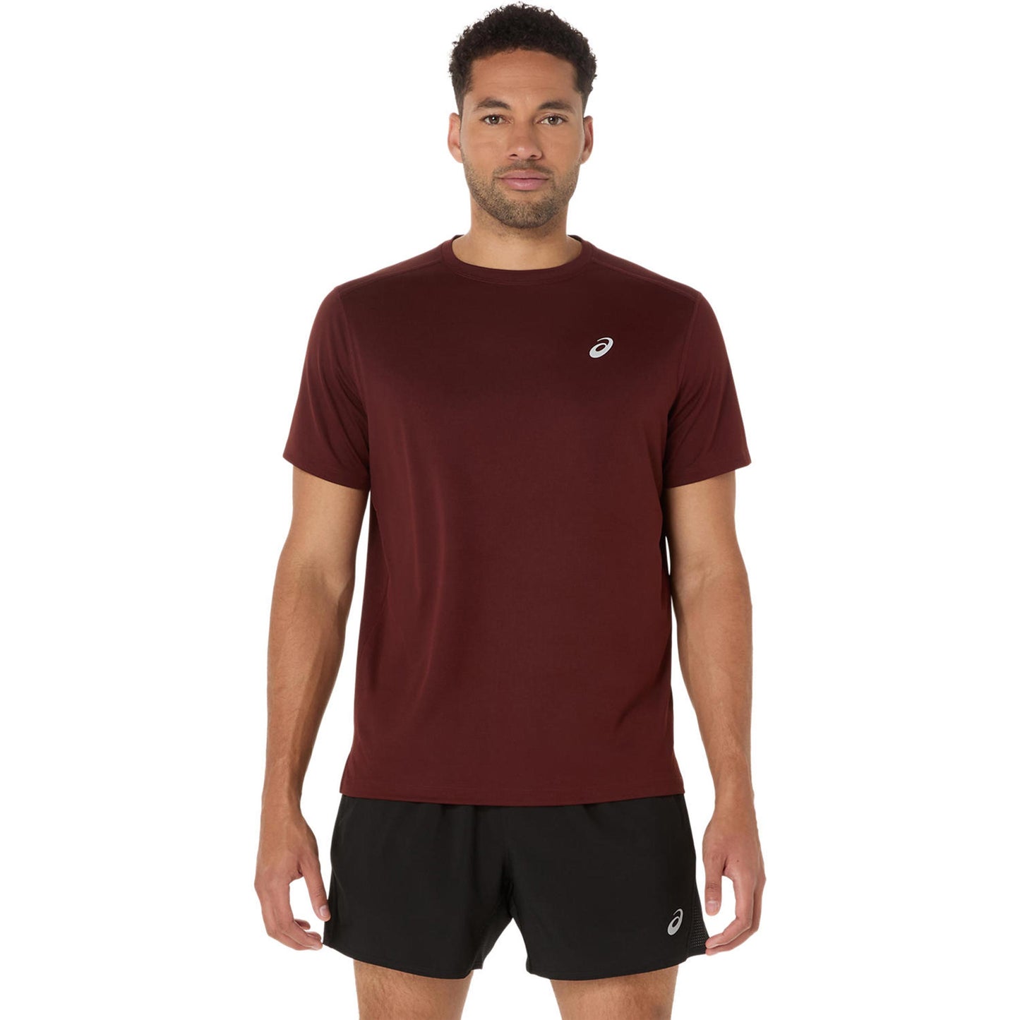 ASICS Core  Hardloopshirt Heren - wijnrood