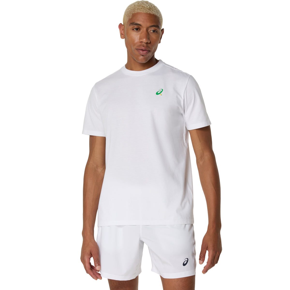 ASICS Court Graphic T-shirt Heren-Wit