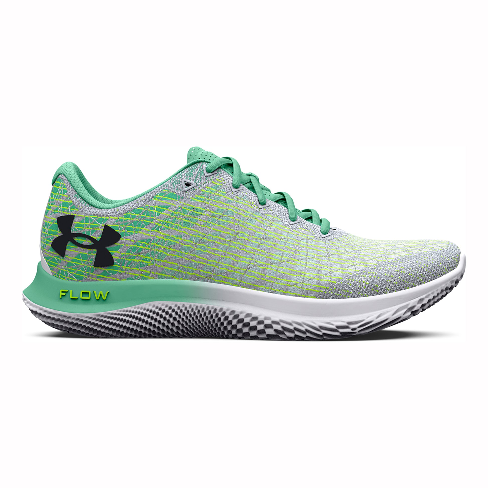 Under Armour Flow Velociti Wind 2 Neutrale Schoen Heren-Wit,Groen
