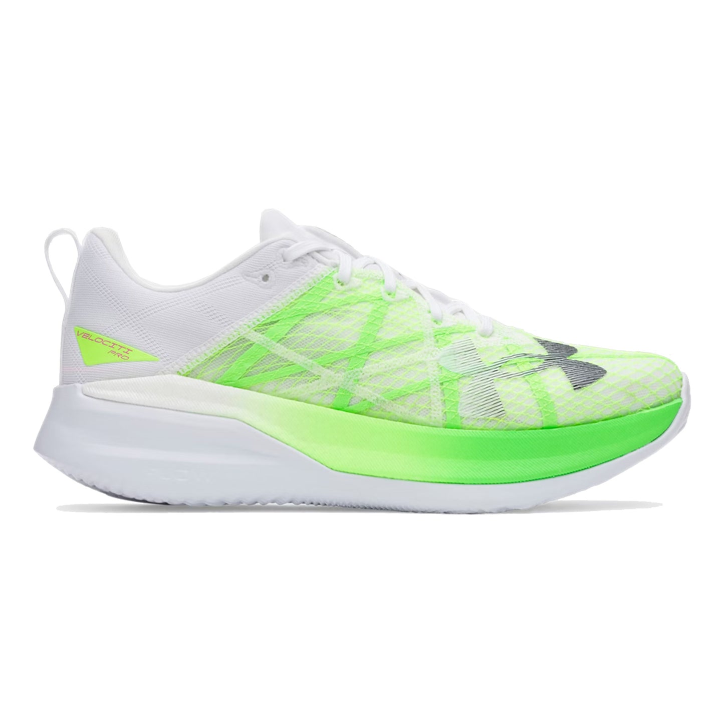 Under Armour Velociti Pro Wedstrijdschoen-Wit,Neongroen