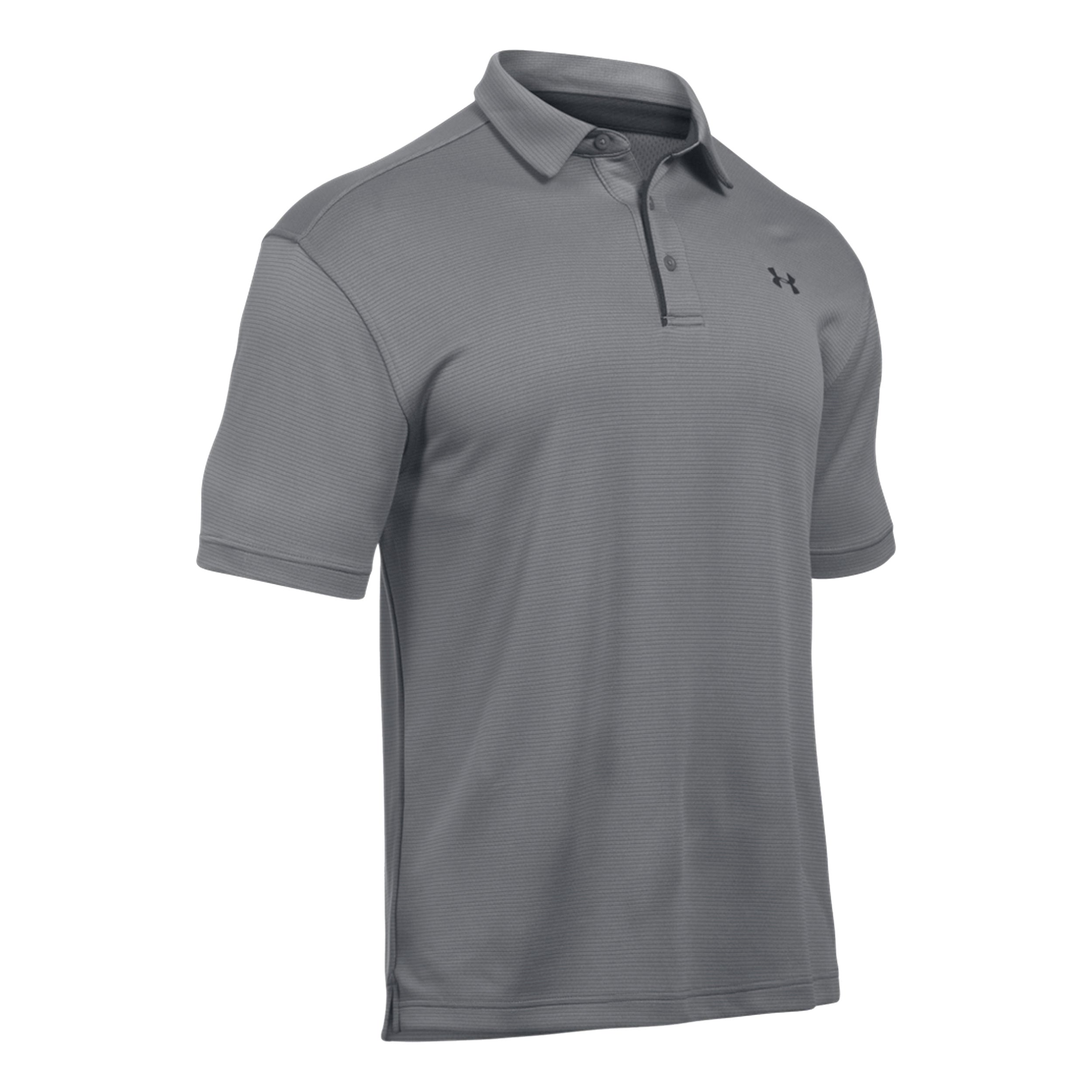 Under Armour Tech Polo Heren-Grijs,Zwart
