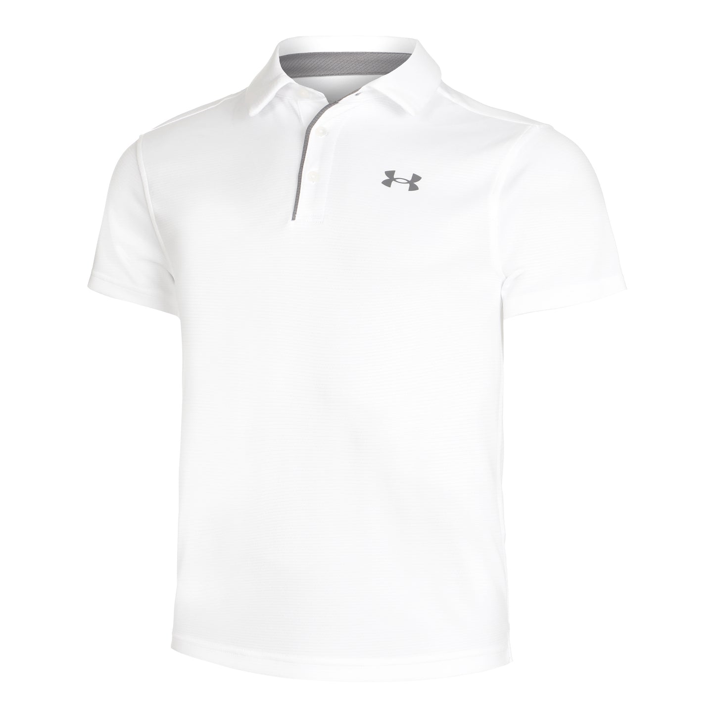Under Armour Tech Polo Heren-Wit,Grijs
