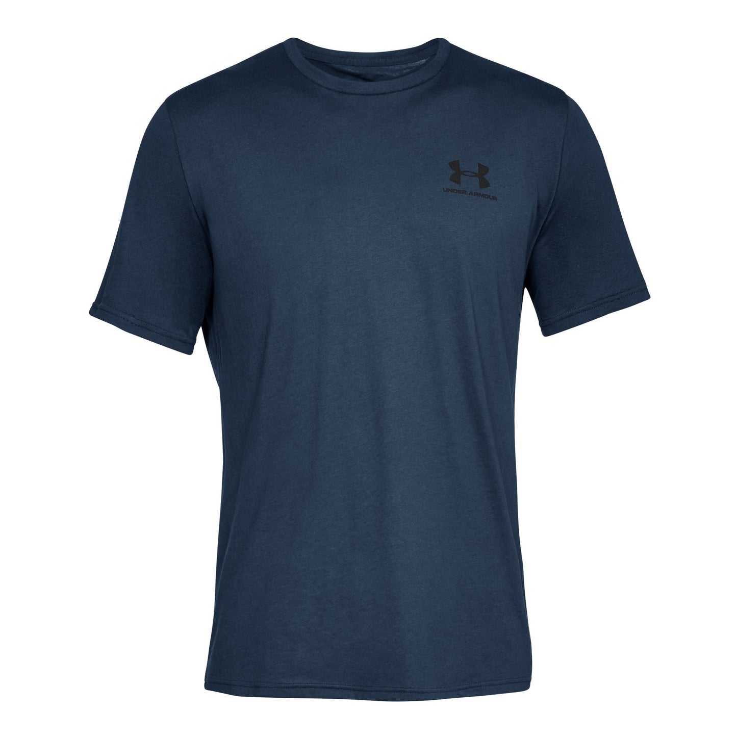 Under Armour Sportstyle Left Chef T-shirt Heren - donkerblauw, zwart