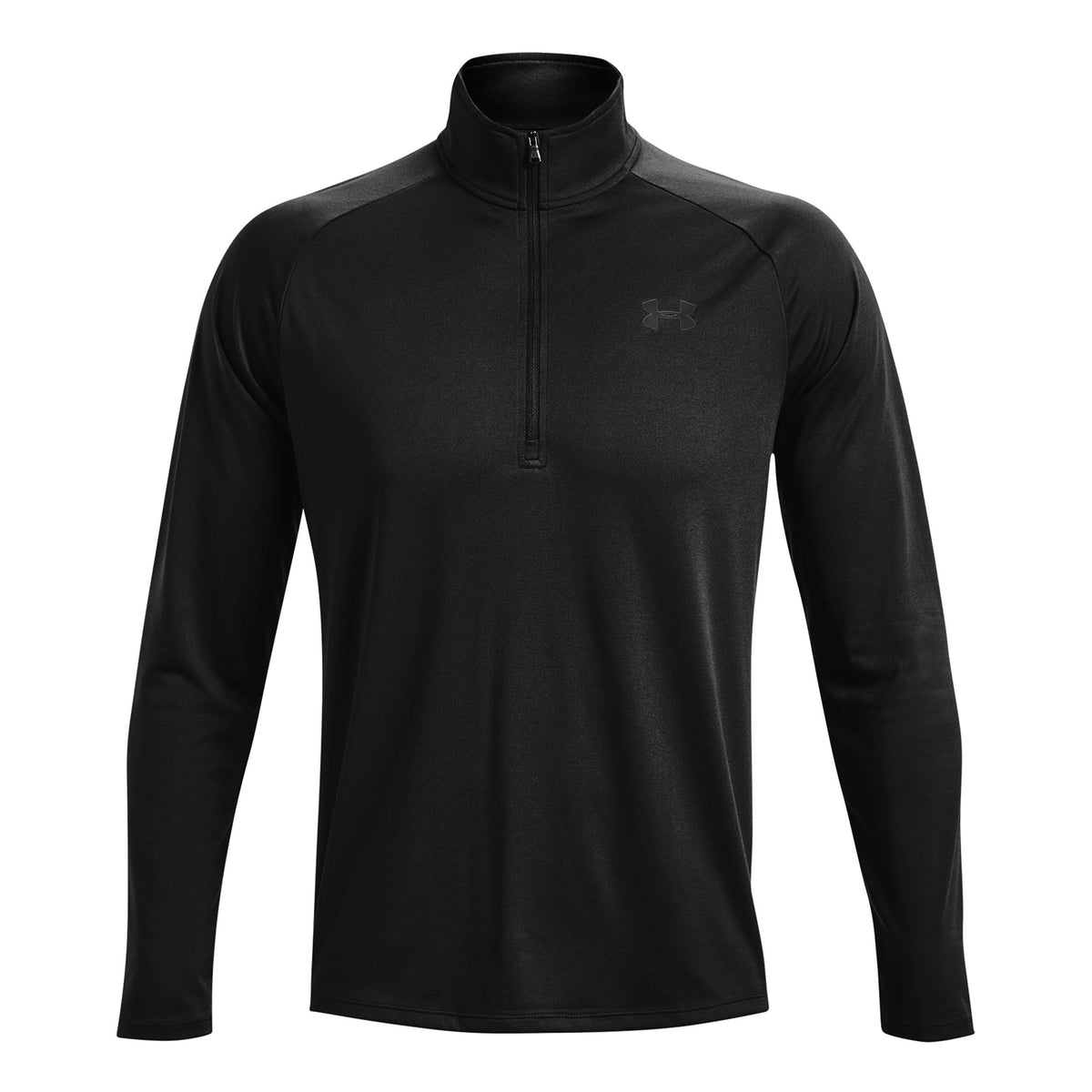 Under Armour Tech 2.0 Half-Zip Longsleeve Heren-Zwart,Donkergrijs