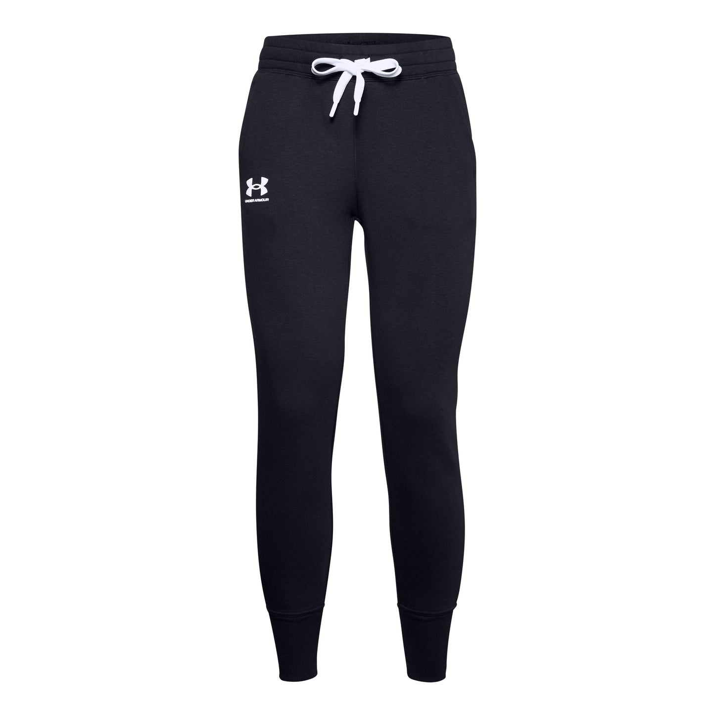 Under Armour Fleece Trainingsbroek Dames - zwart, wit