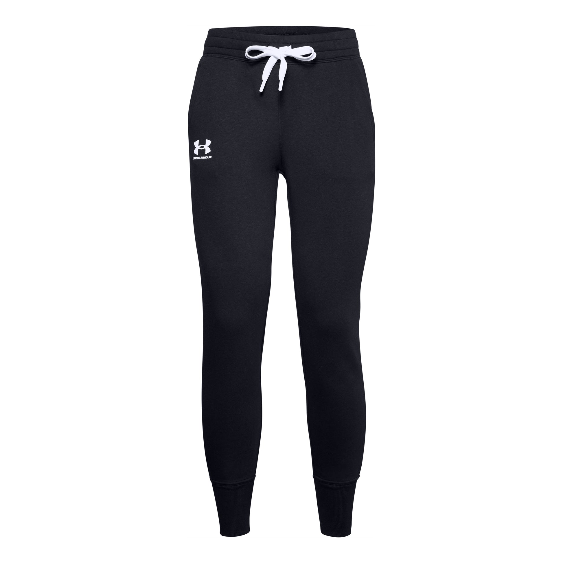Under Armour Fleece Trainingsbroek Dames - zwart, wit