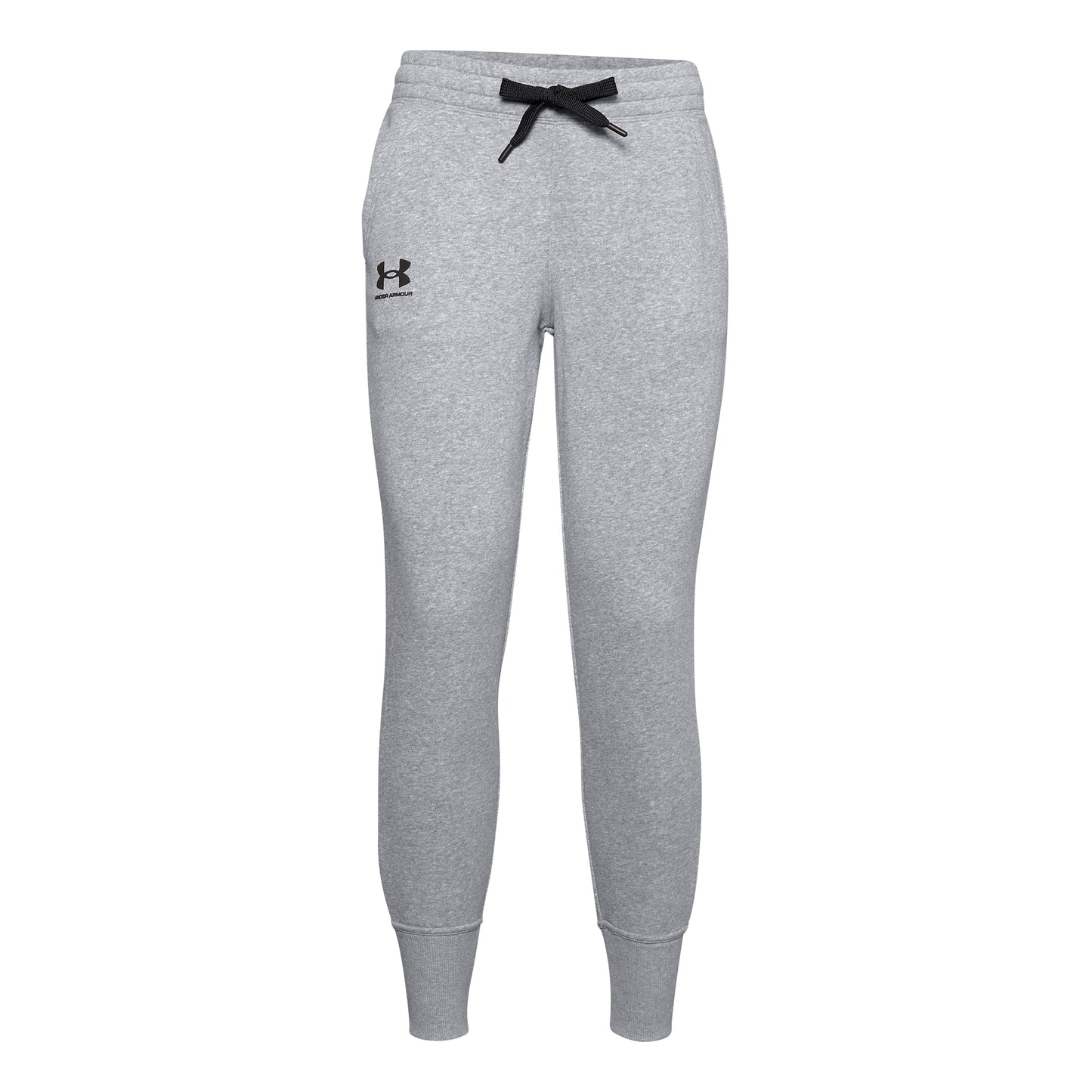 Under Armour Fleece Trainingsbroek Dames - lichtgrijs, zwart