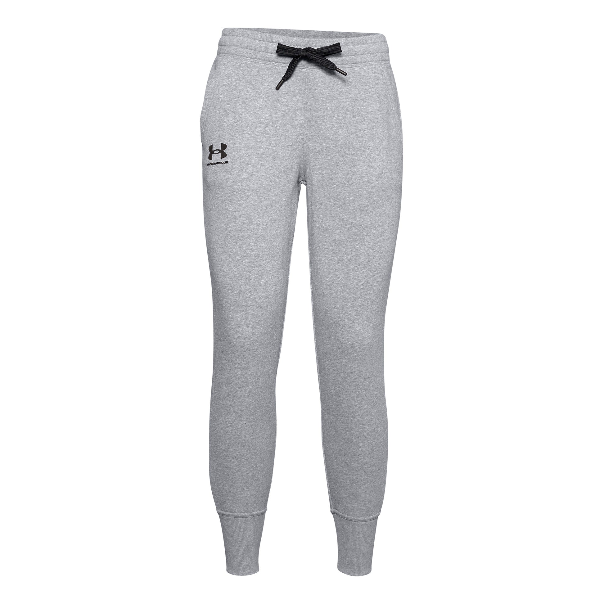 Under Armour Fleece Trainingsbroek Dames - lichtgrijs, zwart