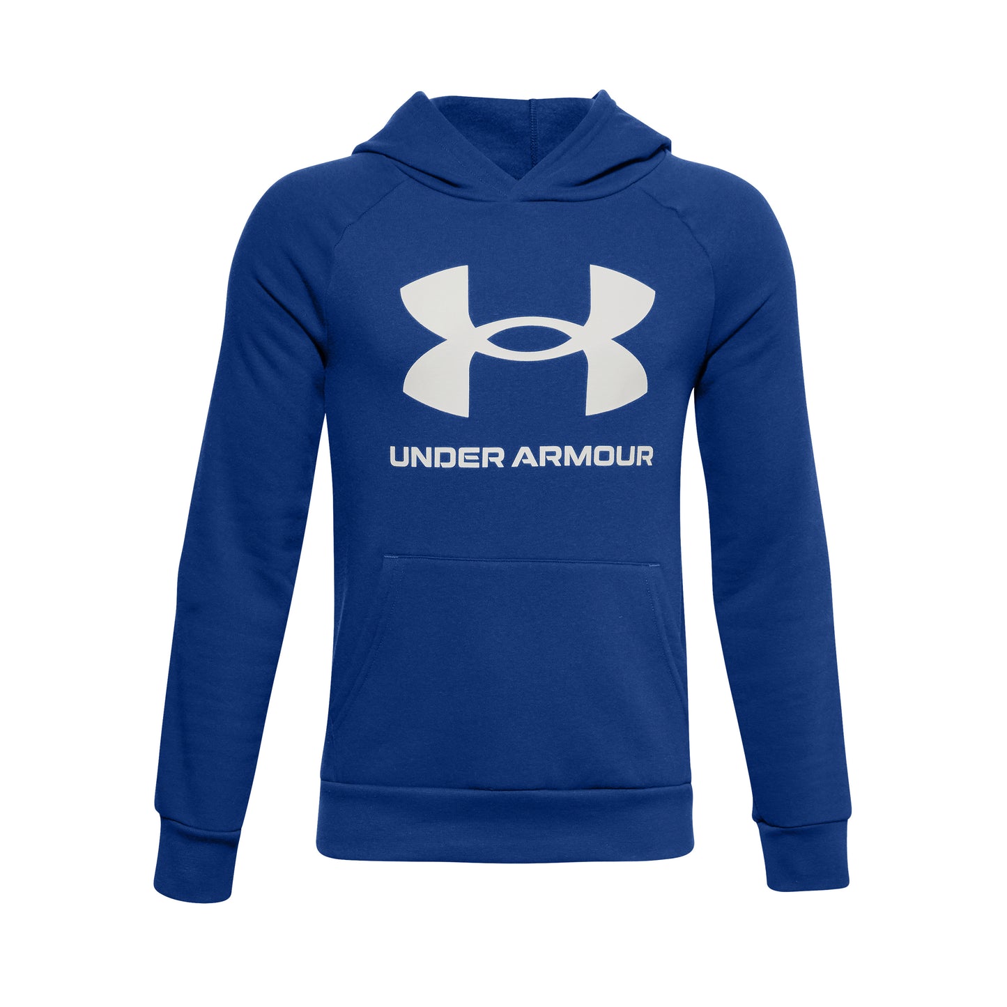 Under Armour Fleece Sweater met capuchon Jongens - blauw, wit