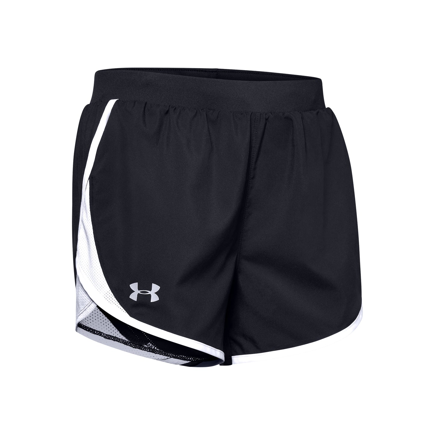 Under Armour Fly-By 2.0 Shorts Dames-Zwart,Wit