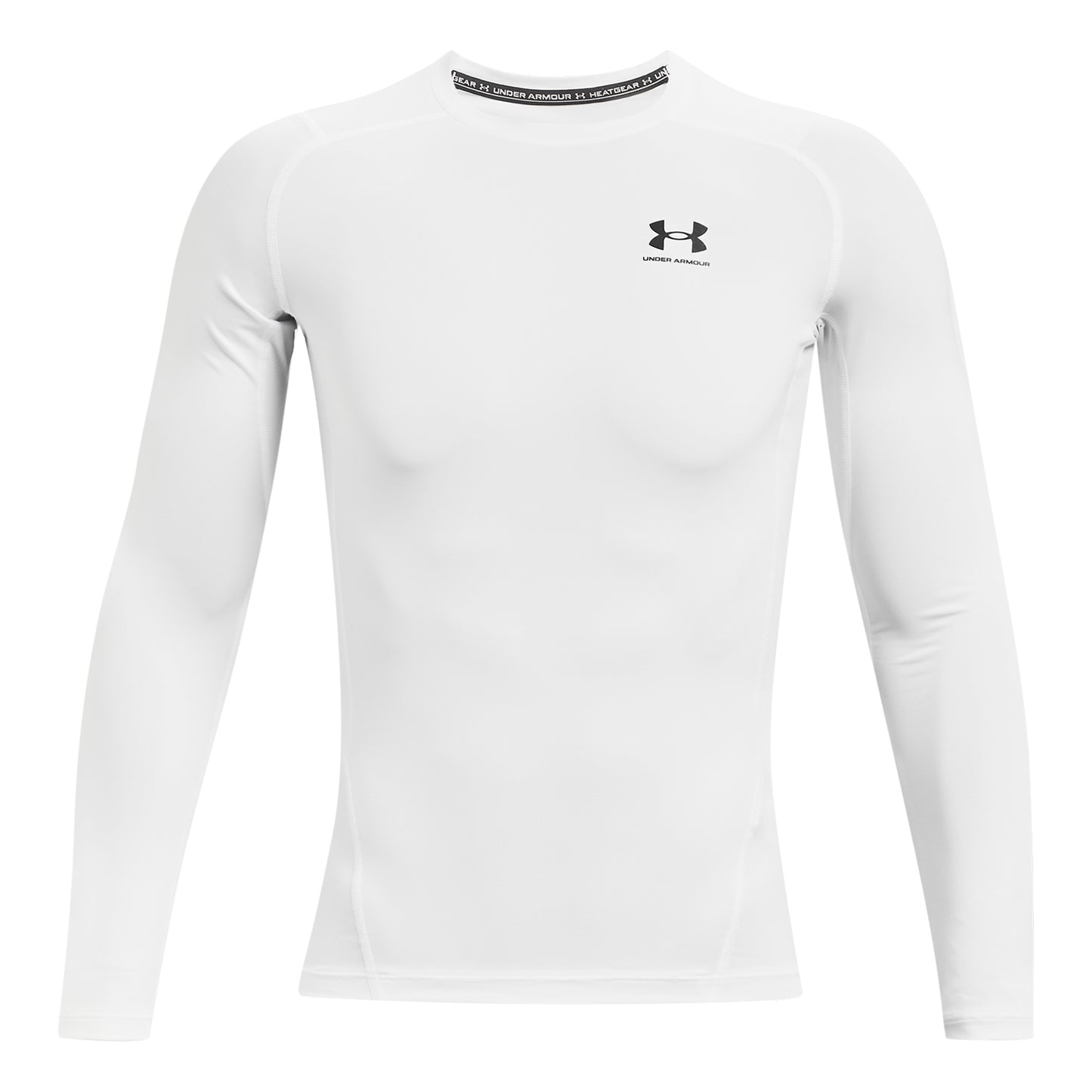 Under Armour Heatgear Comp Longsleeve Heren-Wit,Zwart