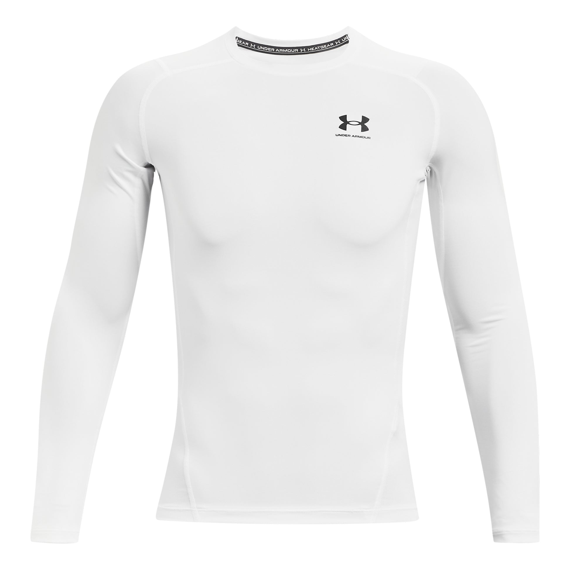 Under Armour Heatgear Comp Longsleeve Heren-Wit,Zwart